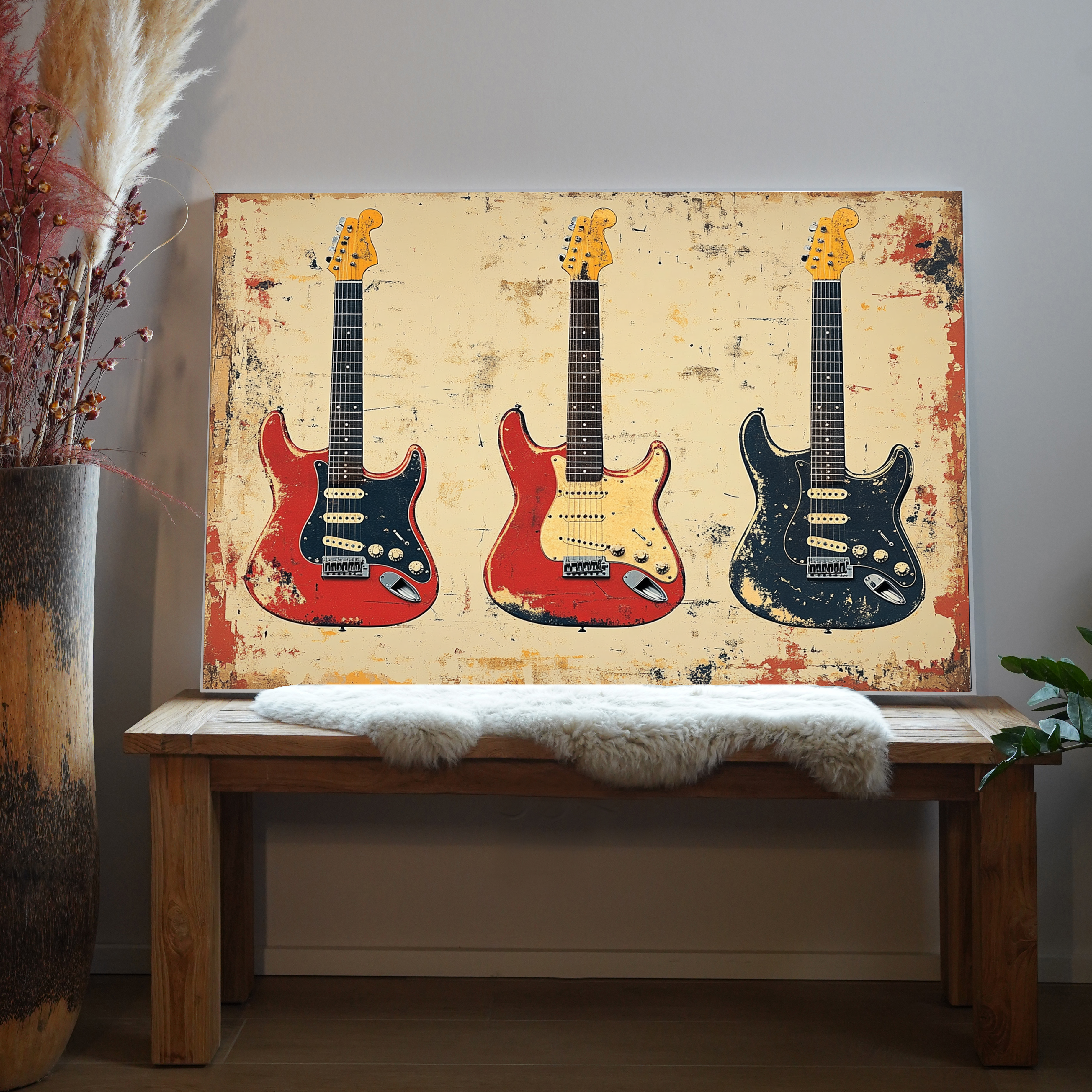 E-Gitarren Bunt 1 | LED Bild