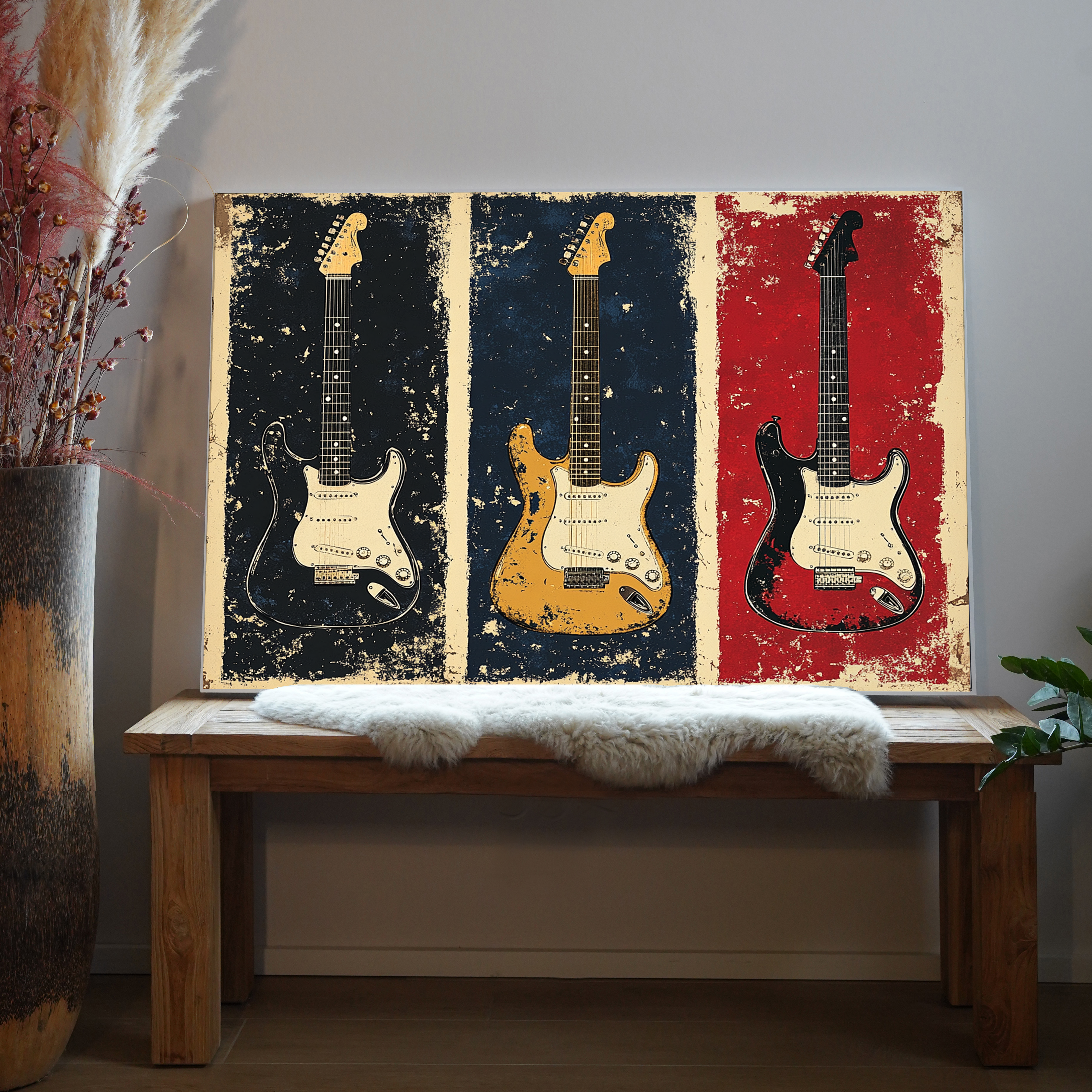 E-Gitarren Bunt 2 | LED Bild