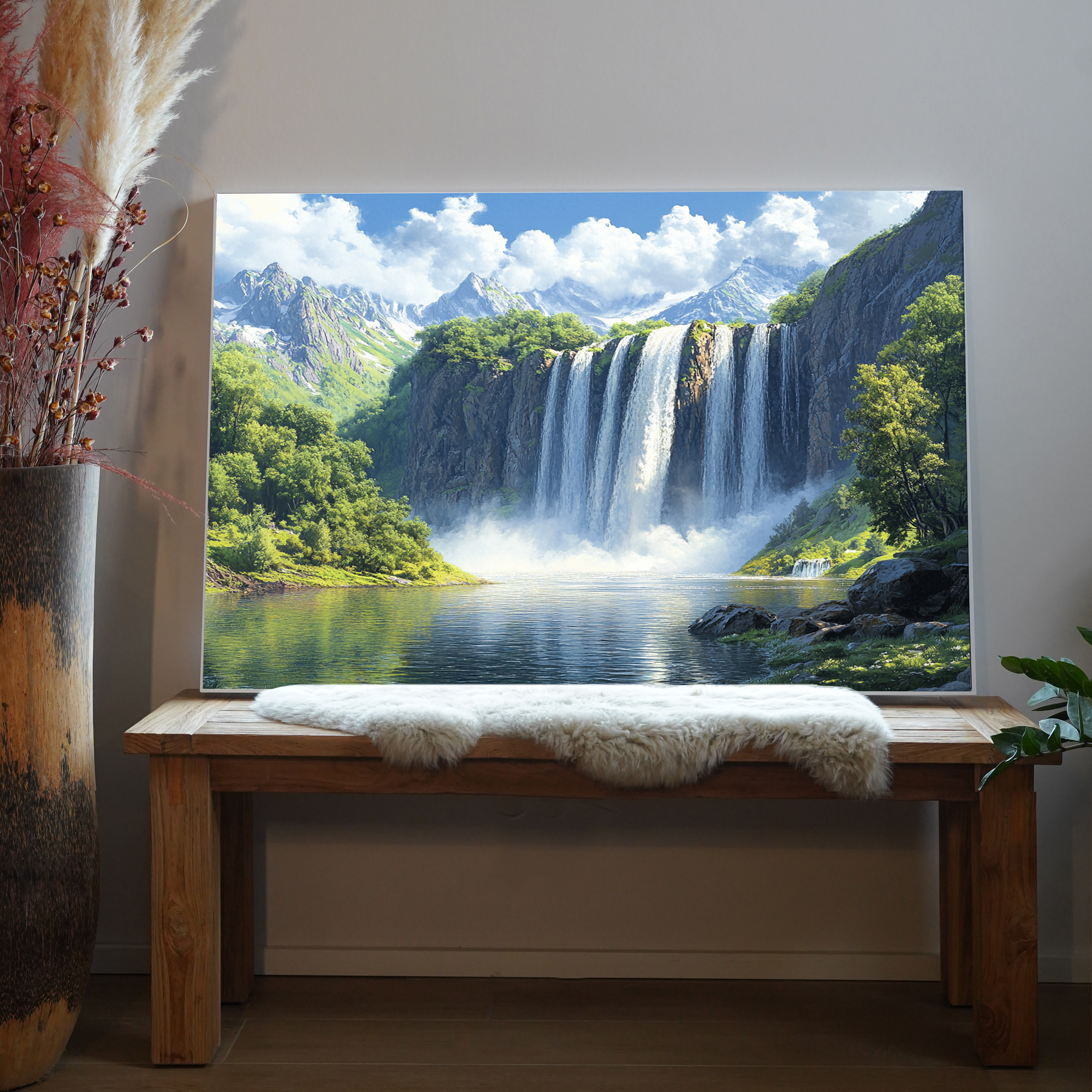 Wasserfall Idyllisch 4 | LED Bild
