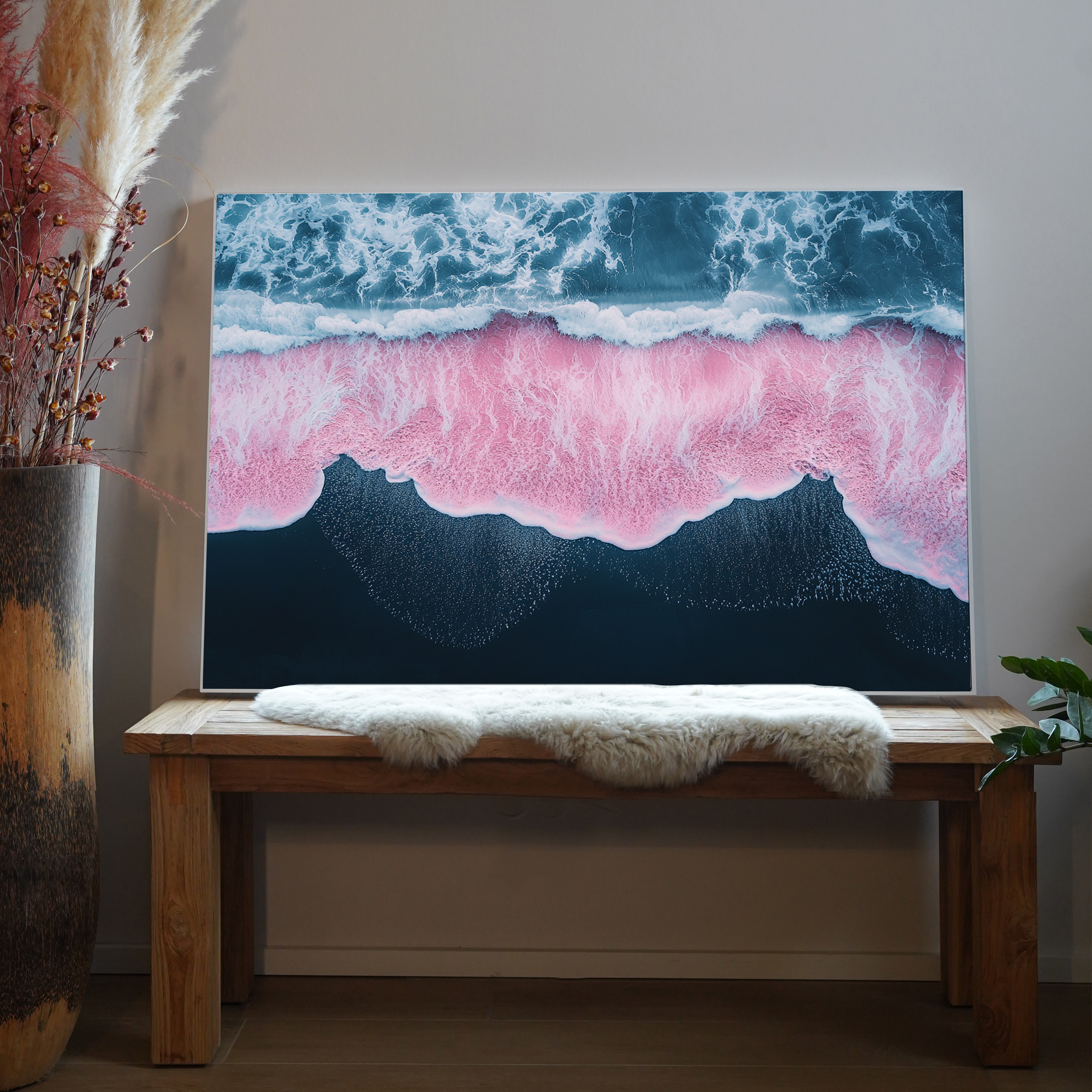 Meeresschaum Pink | LED Bild