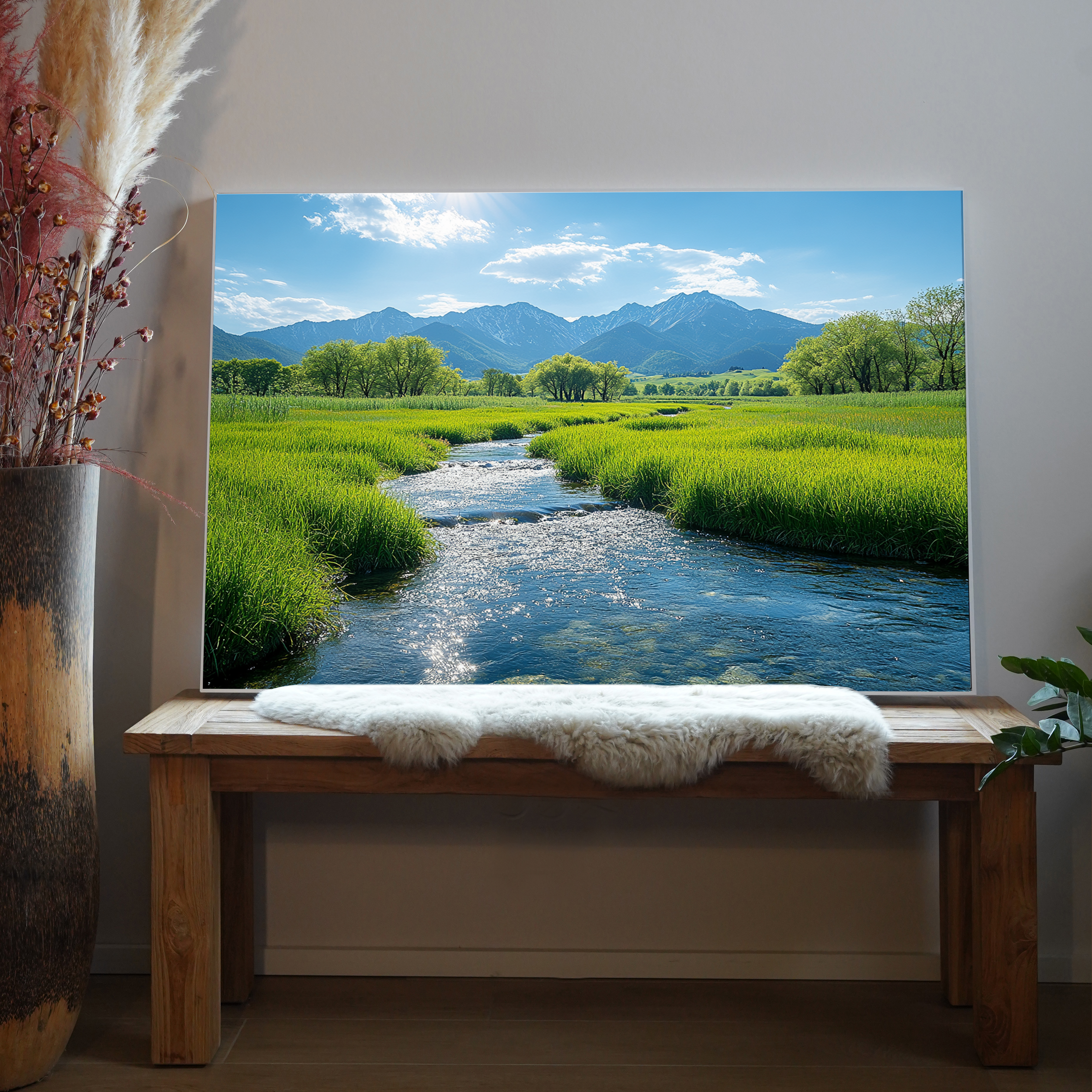 Steppen Landschaft 1 | LED Bild