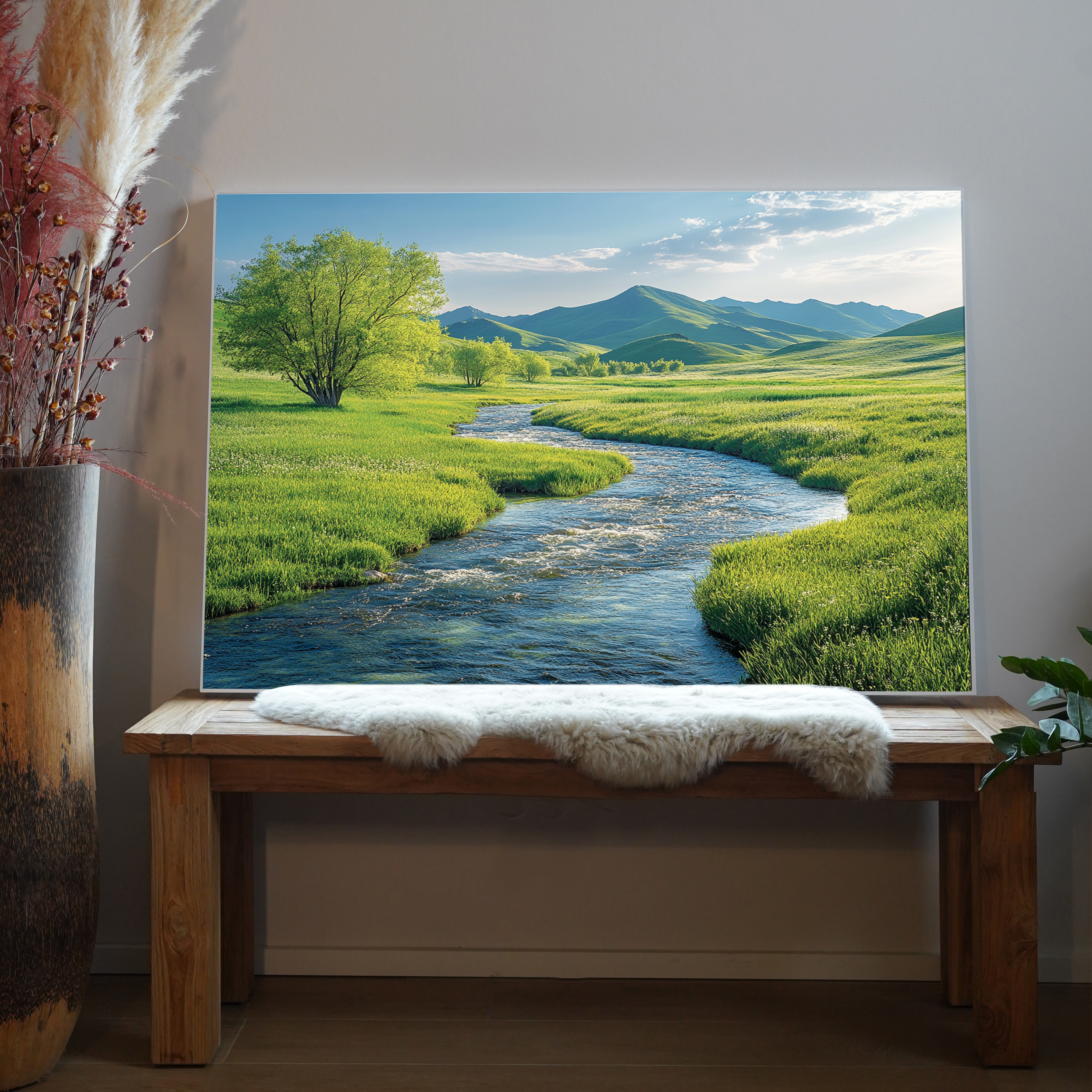 Steppen Landschaft 2 | LED Bild