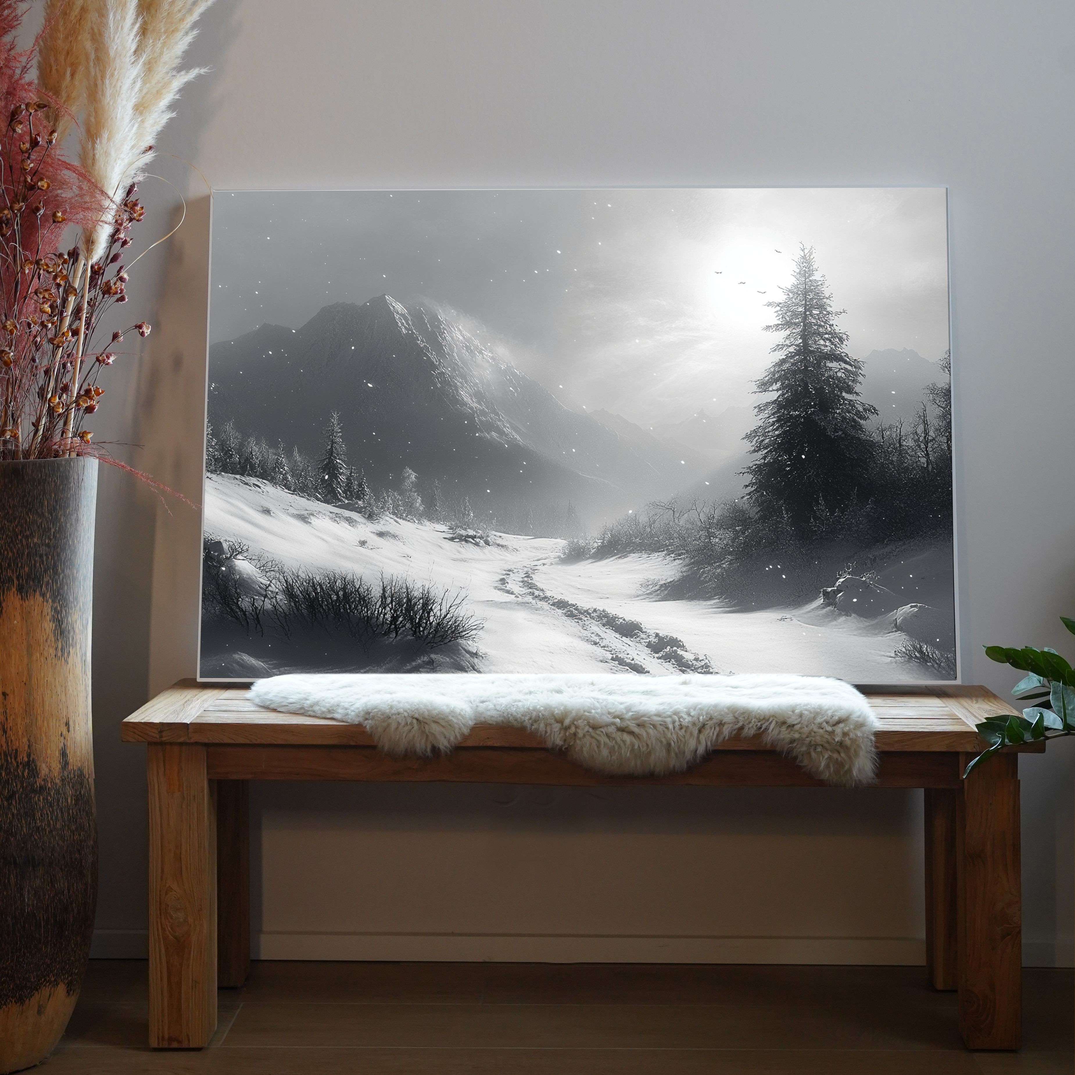 Winter Landschaft | LED Bild