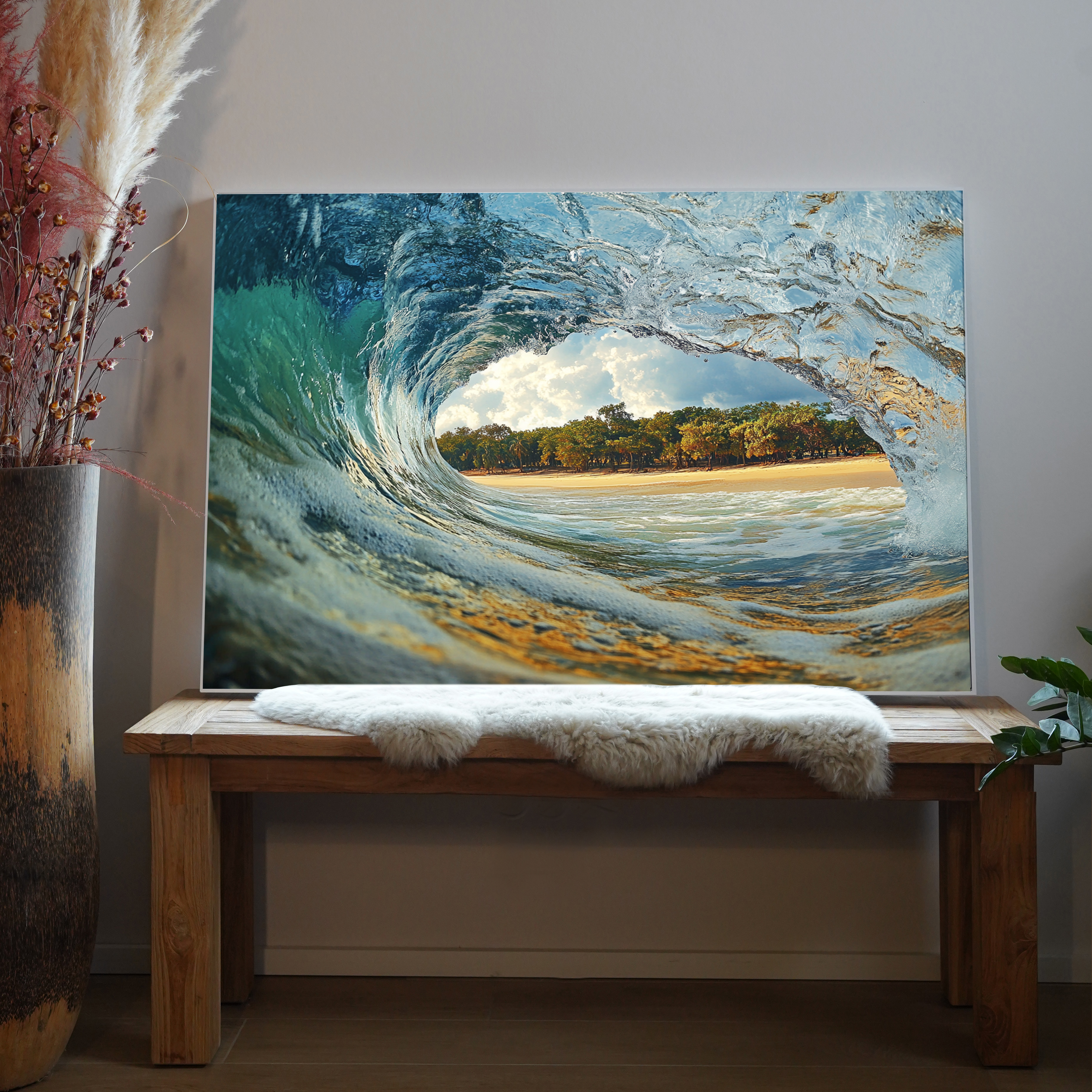 Wellenbruch  Strand 3 | LED Bild