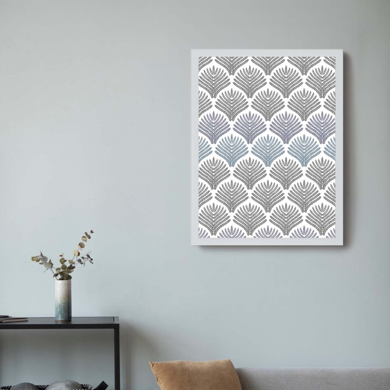 Hochwertiger MDF-Bilderrahmen (ohne LED) für wechselbare Motive