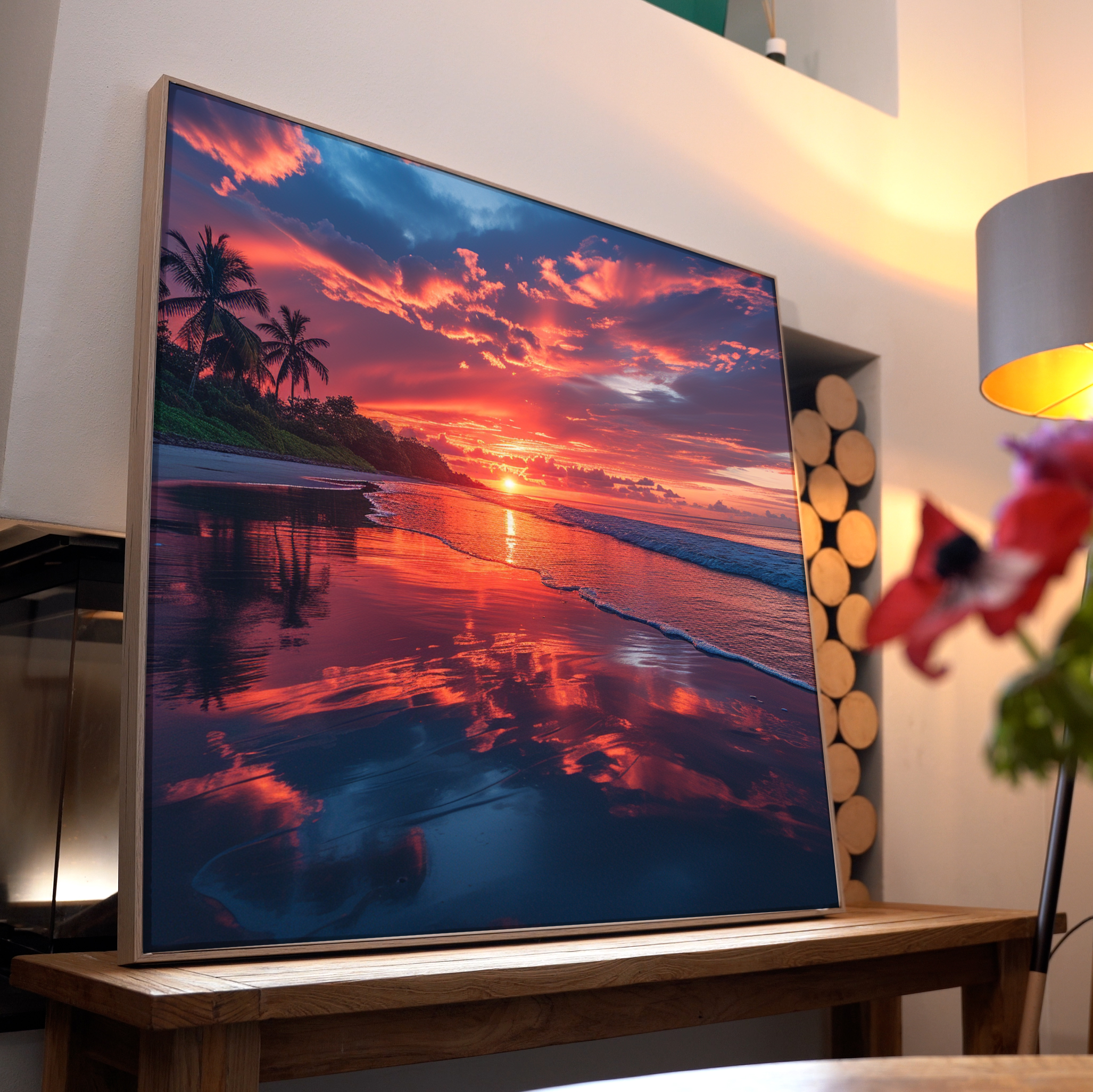 Sonnenuntergang Strand 1 | LED Bild