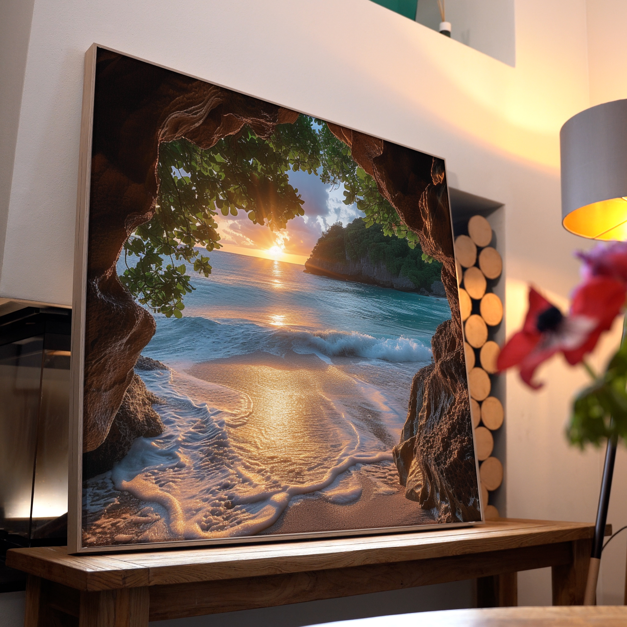 Sonnenuntergang Strand 3 | LED Bild