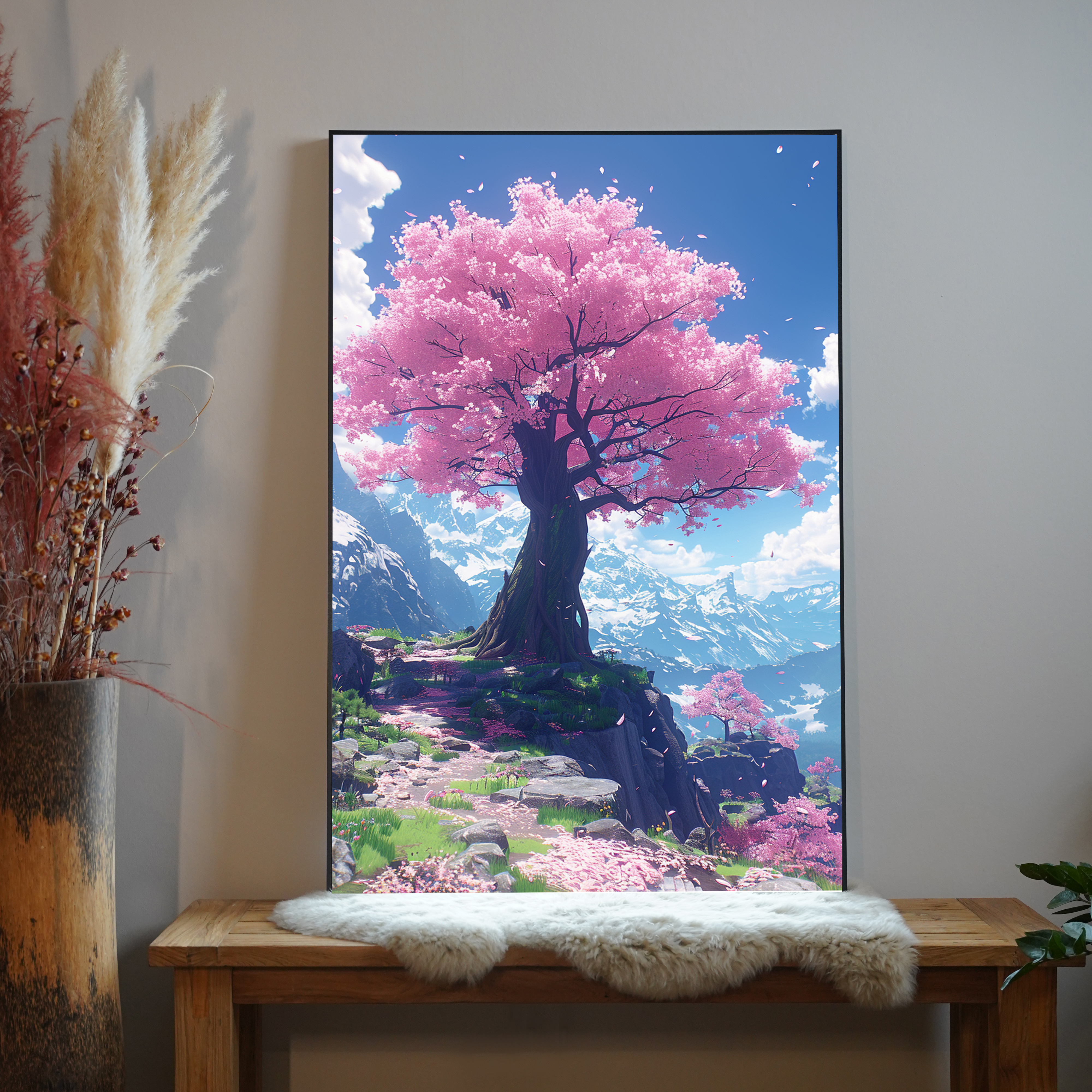 Kirschblüten Pink Animiert 1 | LED Bild