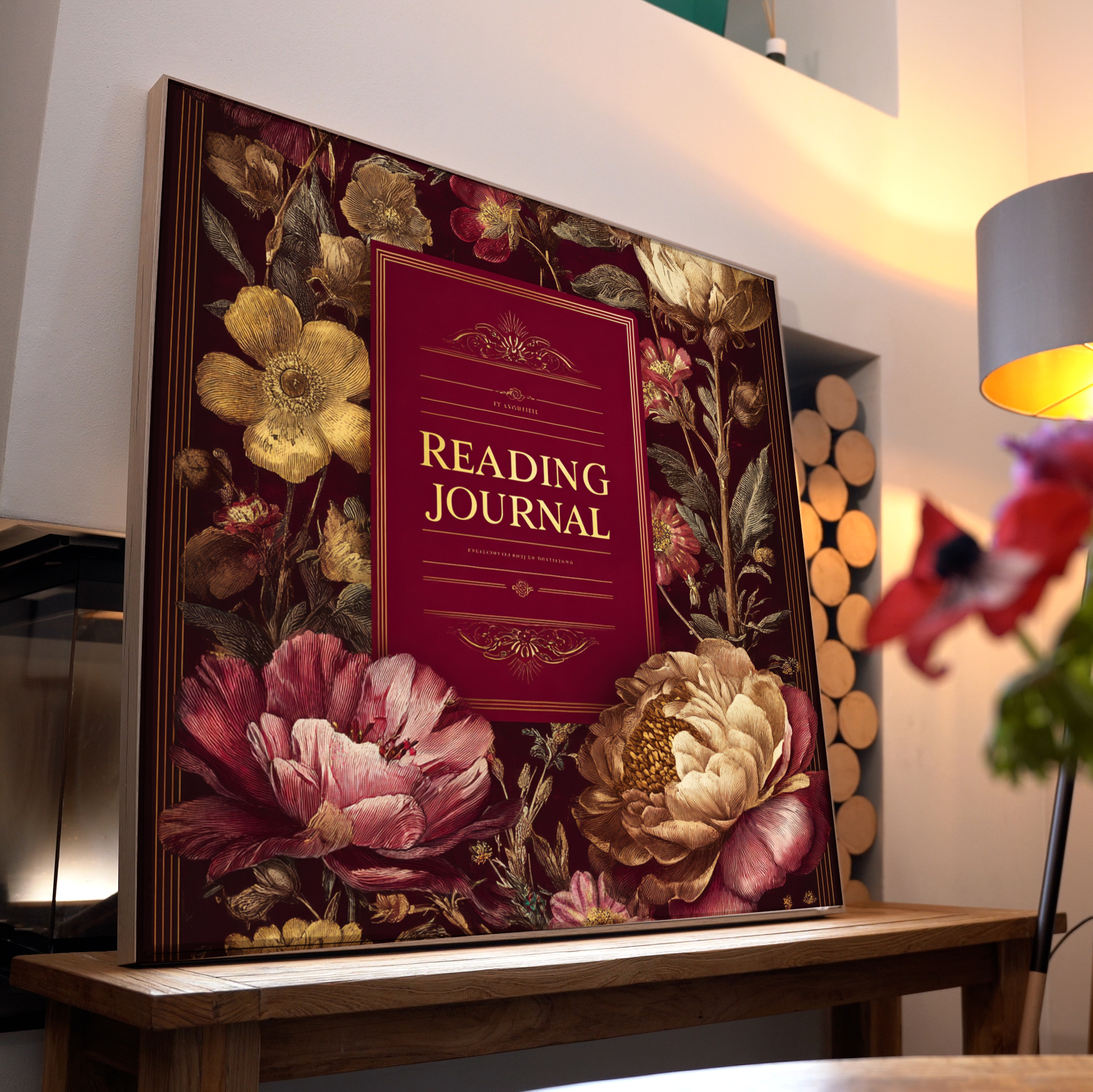 Blumen Buch | LED Bild