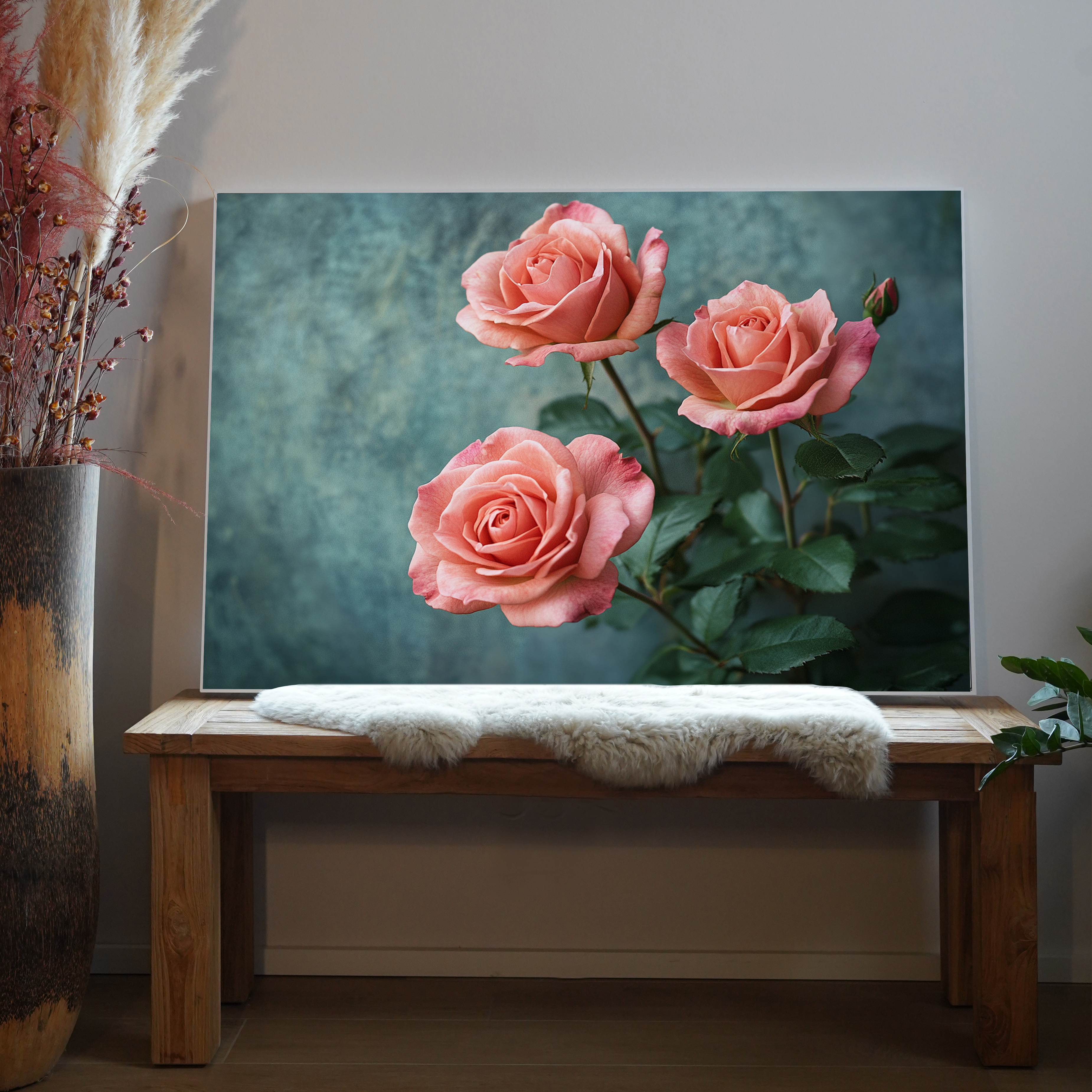 Rosenbusch Nebelig 1 | LED Bild