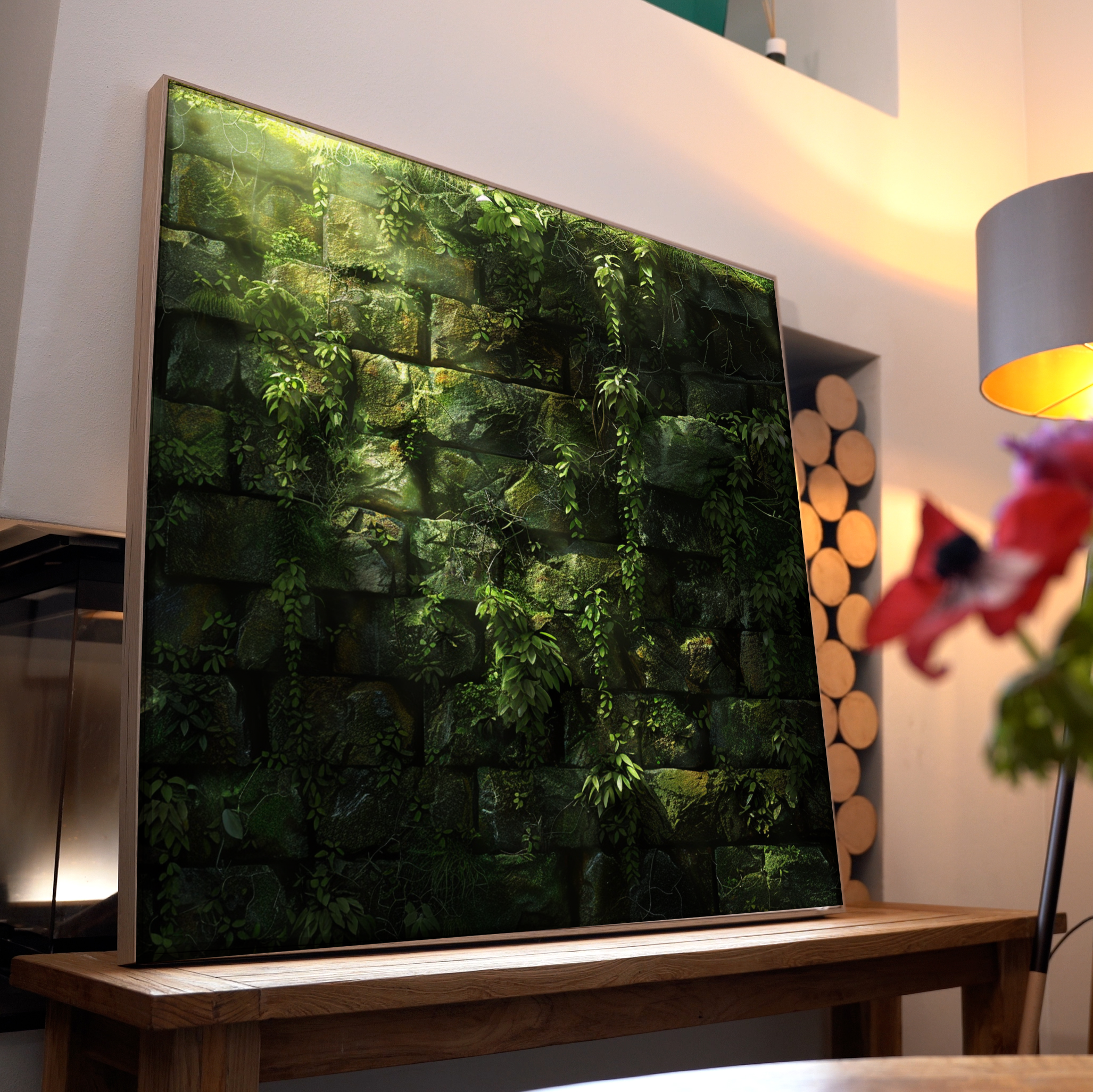 Mooswand 1 | LED Bild