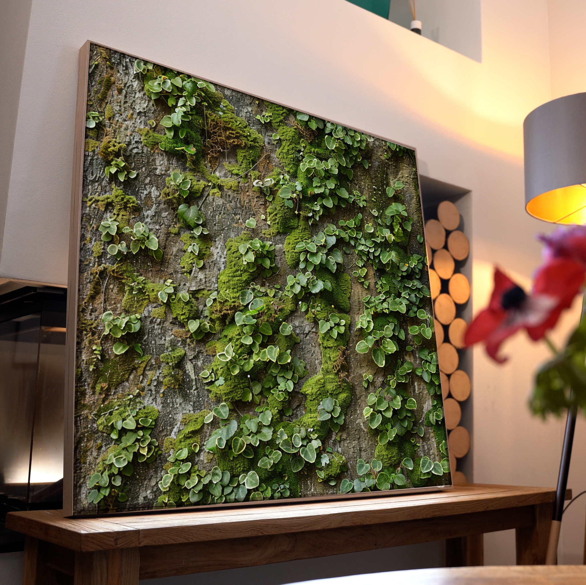 Mooswand 2 | LED Bild