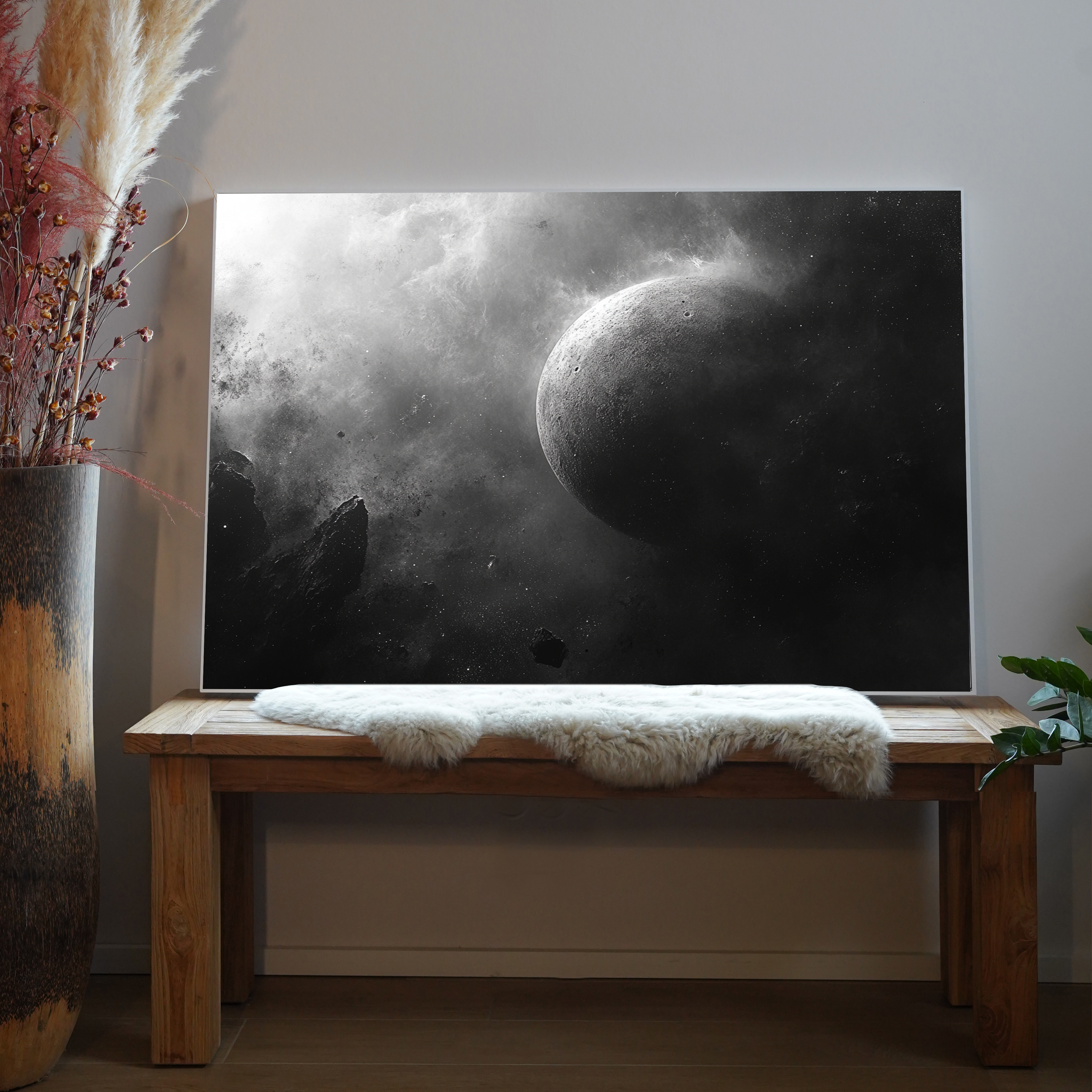 Dunkle Galaxie | LED Bild