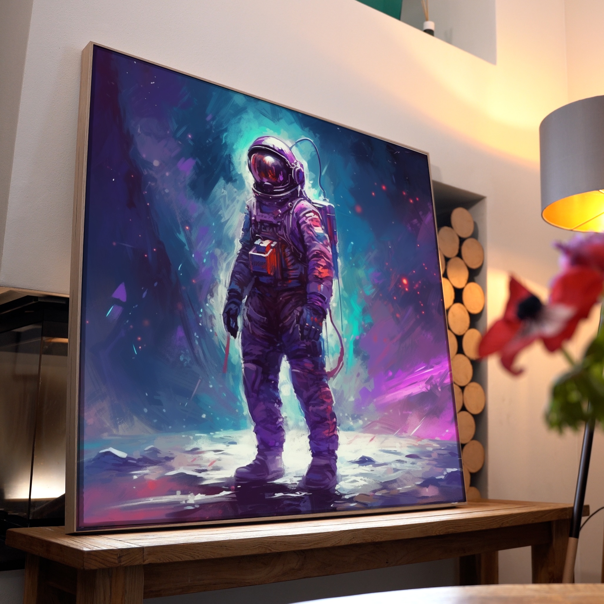 Astronaut Illustriert 1 | LED Bild