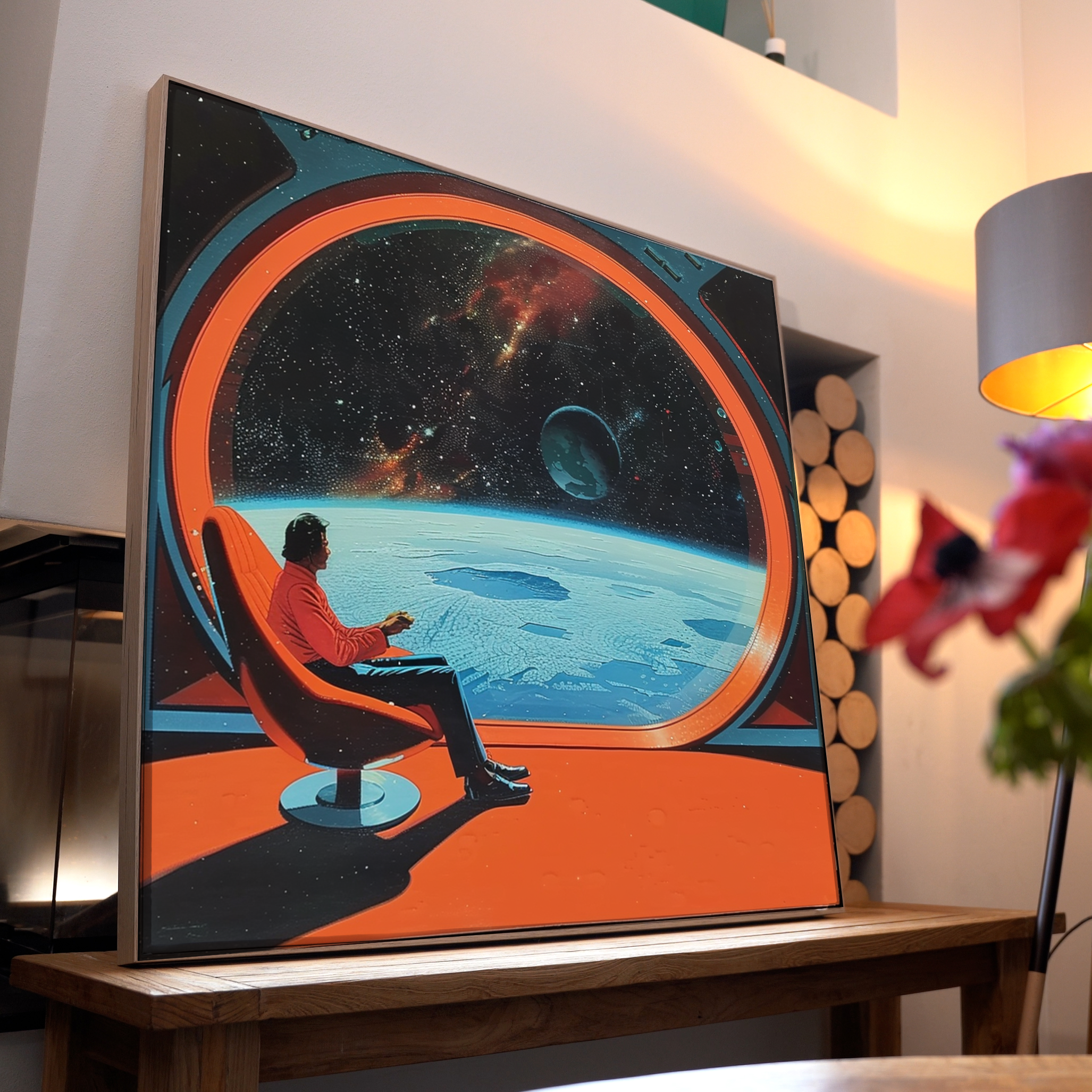 SCI-FI Astronaut Illustriert | LED Bild