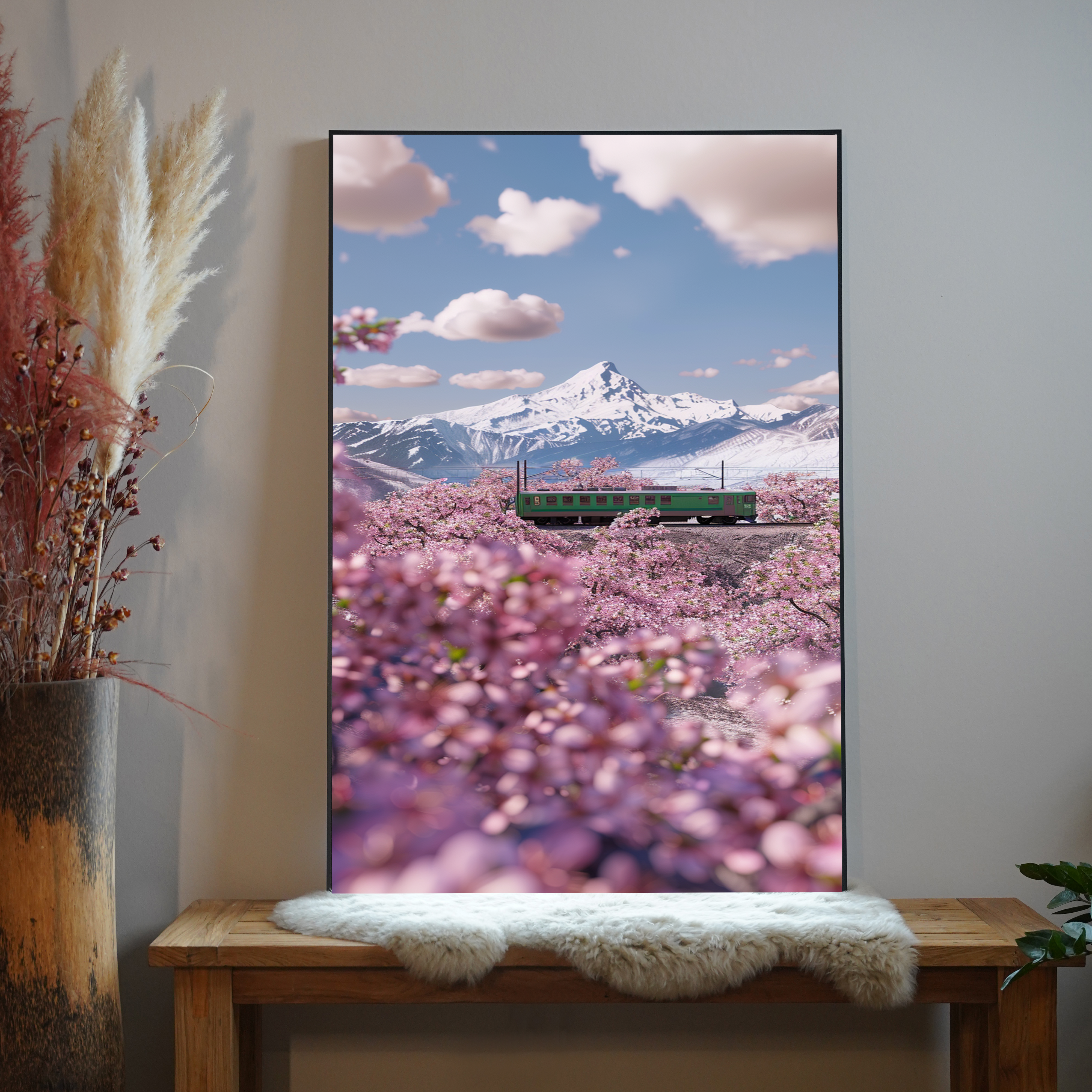 Straßenbahn Mount Fuji 4 | LED Bild