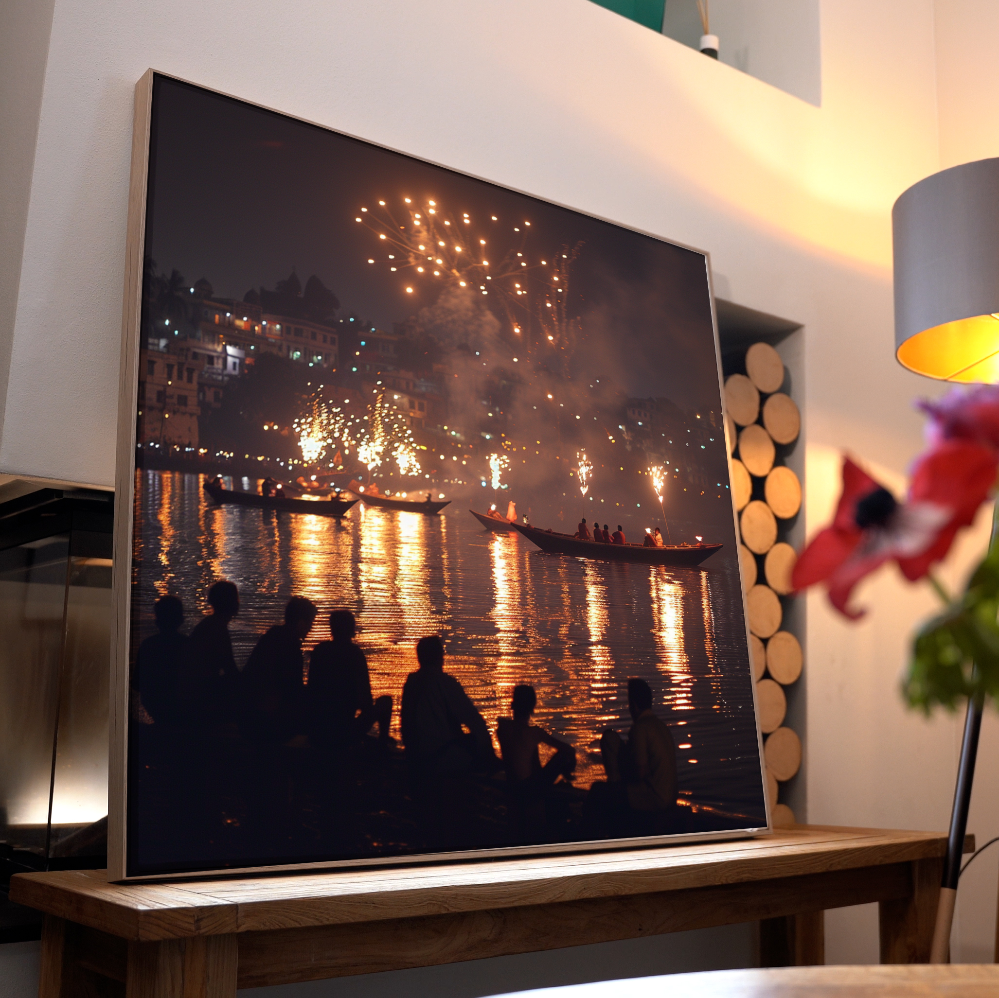 Feuerwerk Großstadt 2 | LED Bild