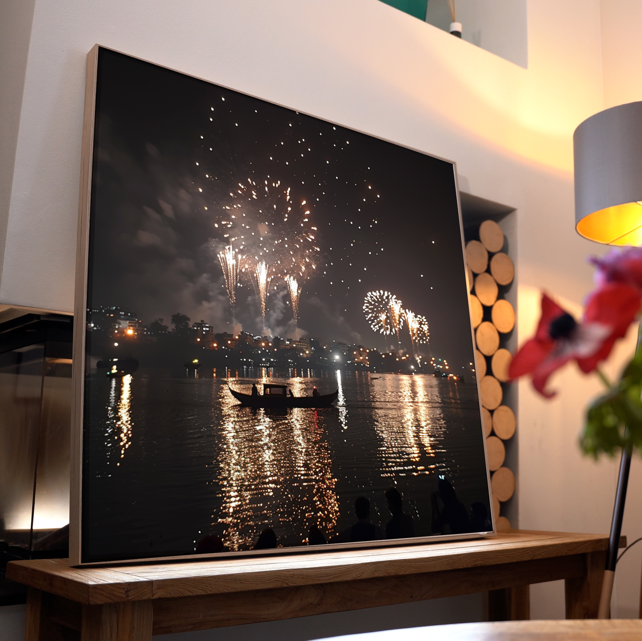 Feuerwerk Großstadt 3 | LED Bild