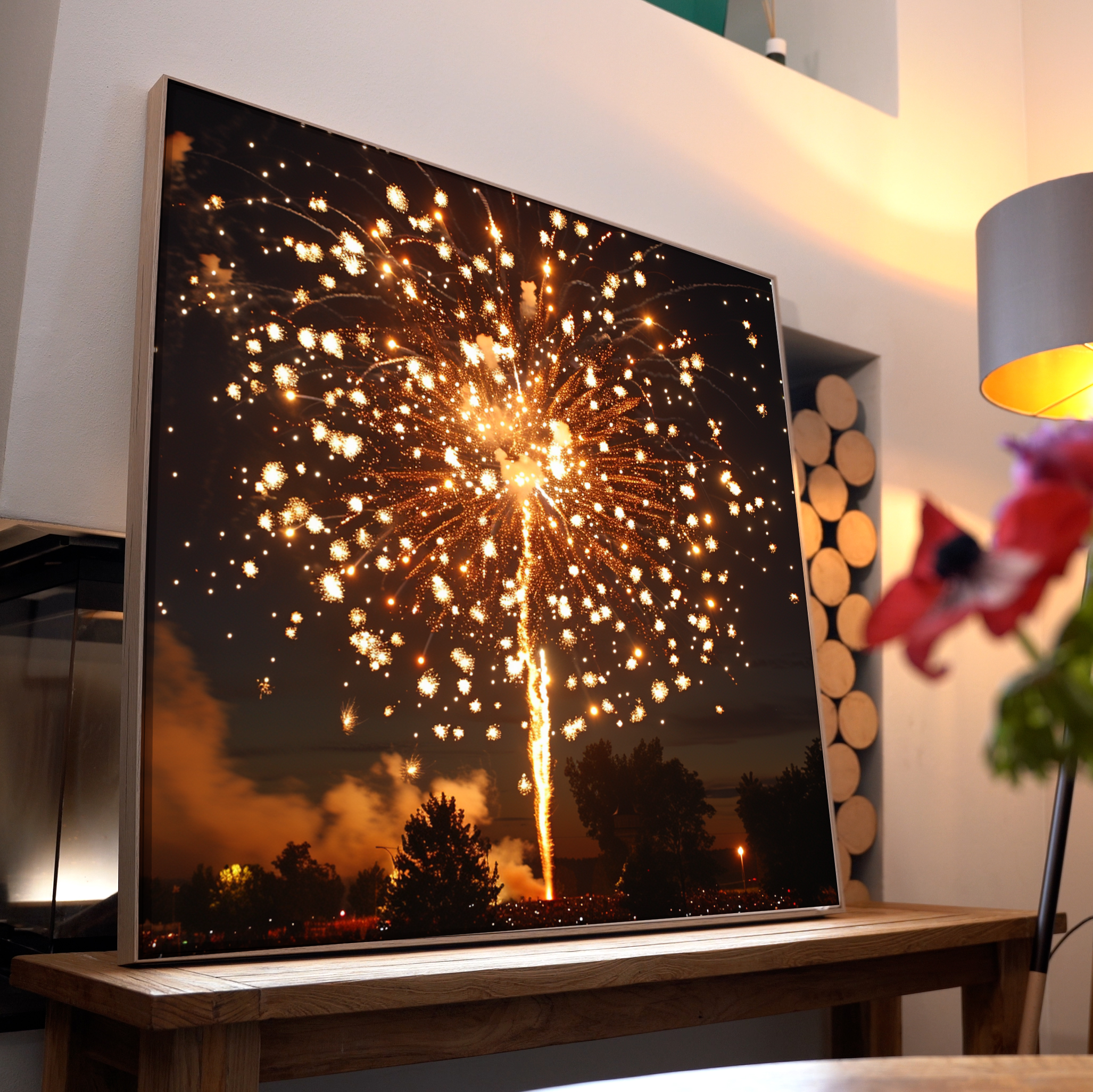 Feuerwerk Großstadt 6 | LED Bild