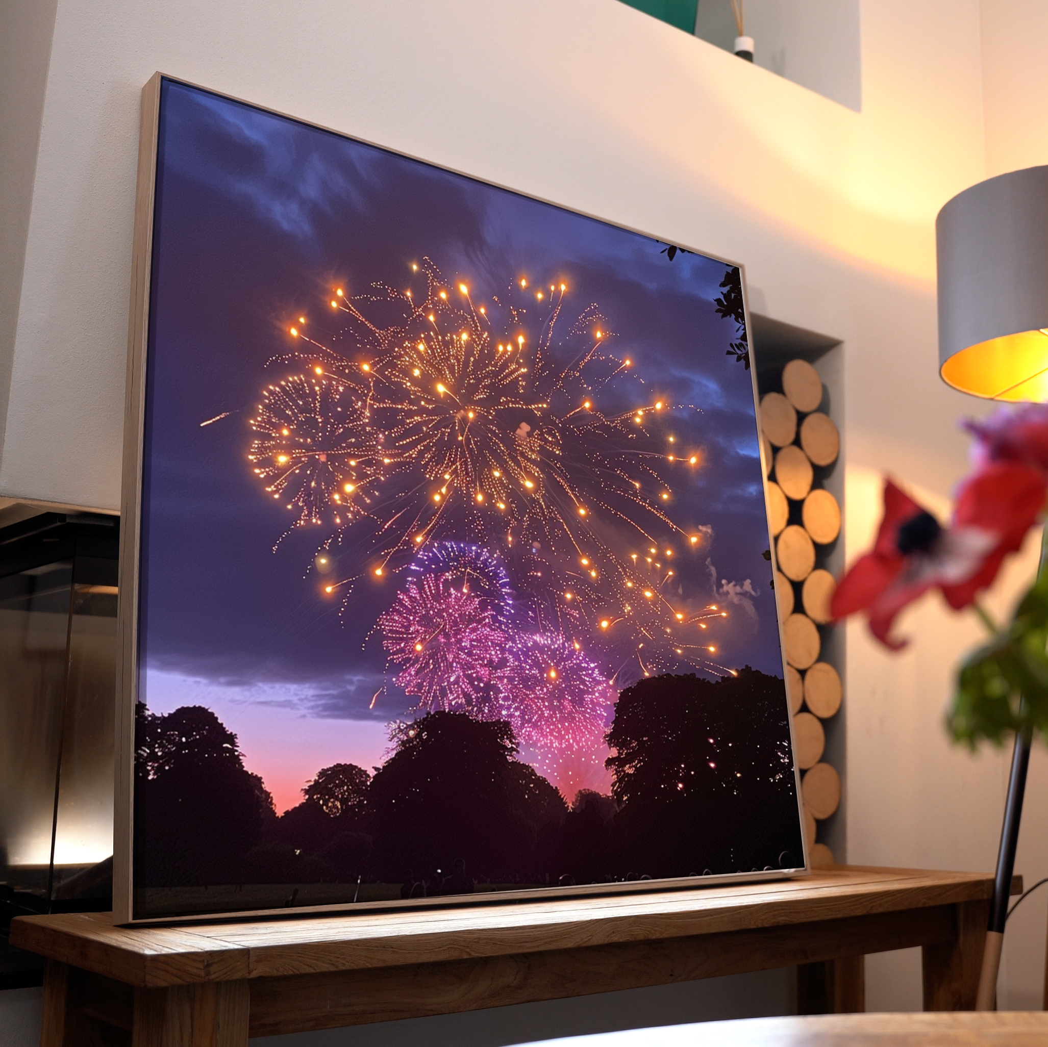 Feuerwerk Großstadt 9 | LED Bild