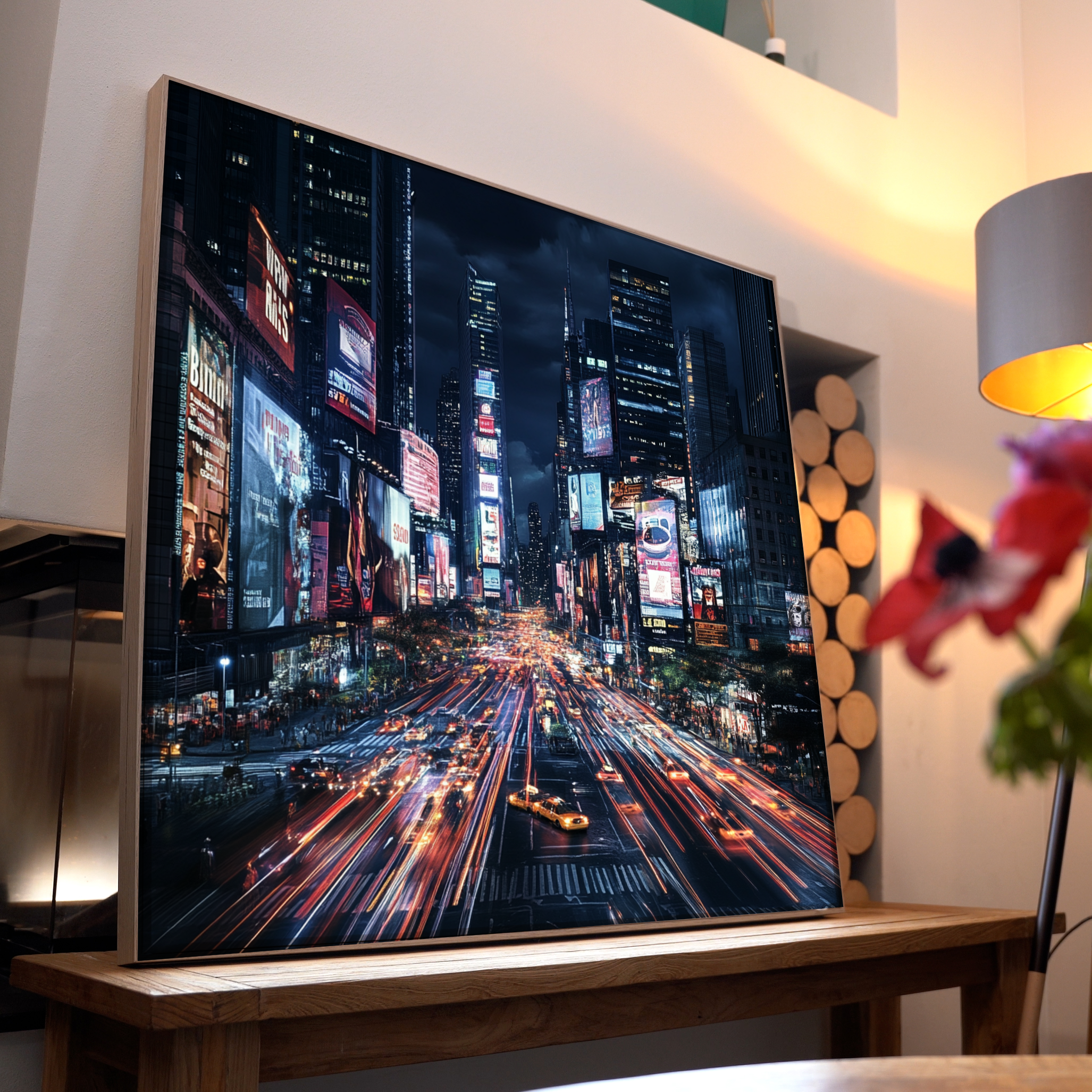 Großstadt Verkehr | LED Bild