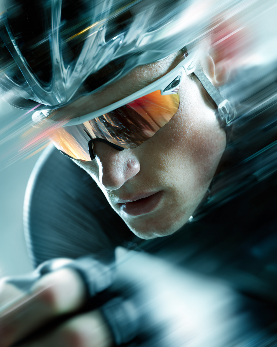 Rennradfahrer 1  | LED Bild