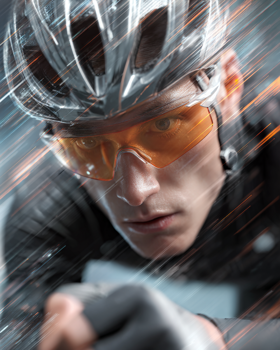 Rennradfahrer 3 | LED Bild