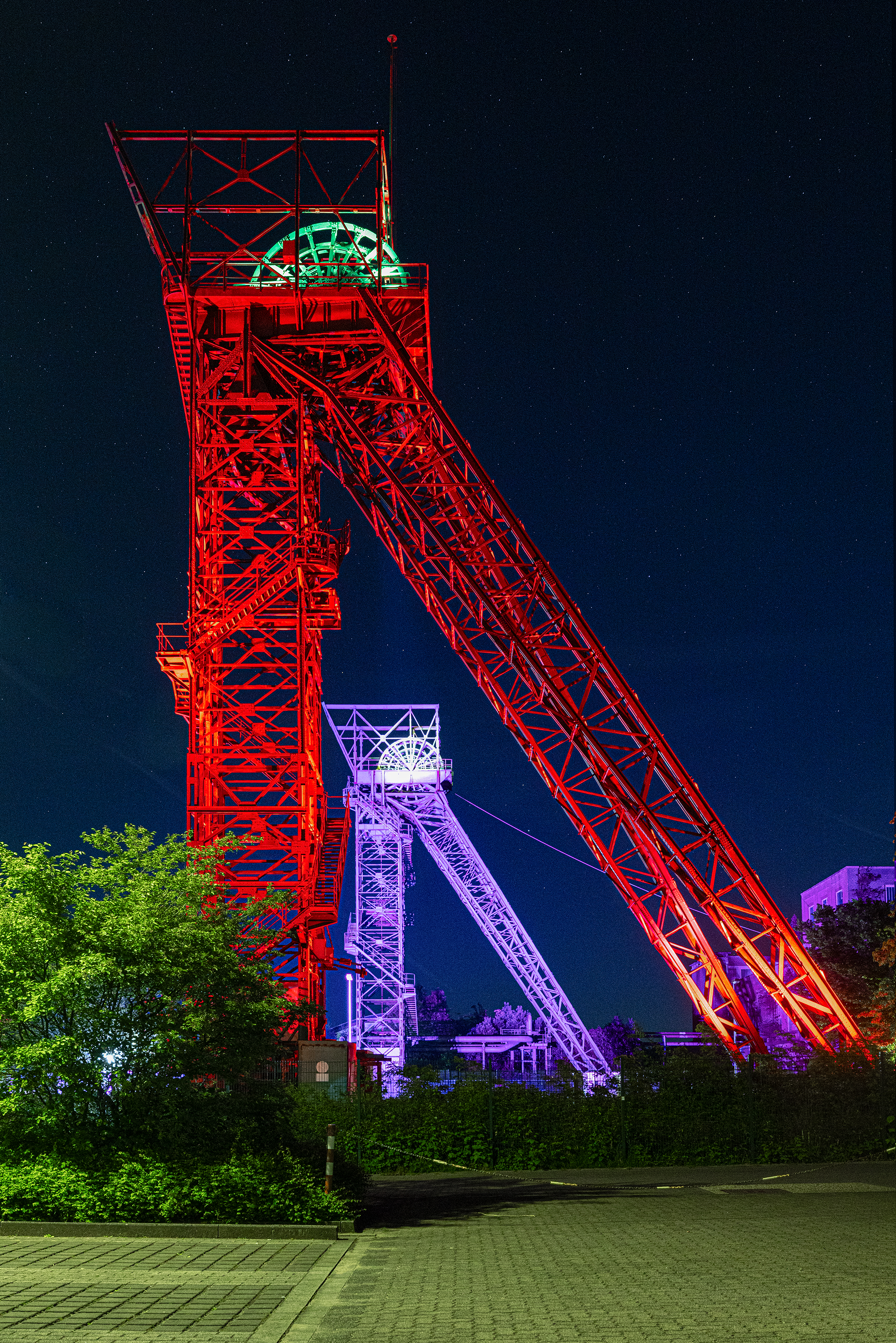 Förderturm Auguste | Waldemar Pache | LED Bild