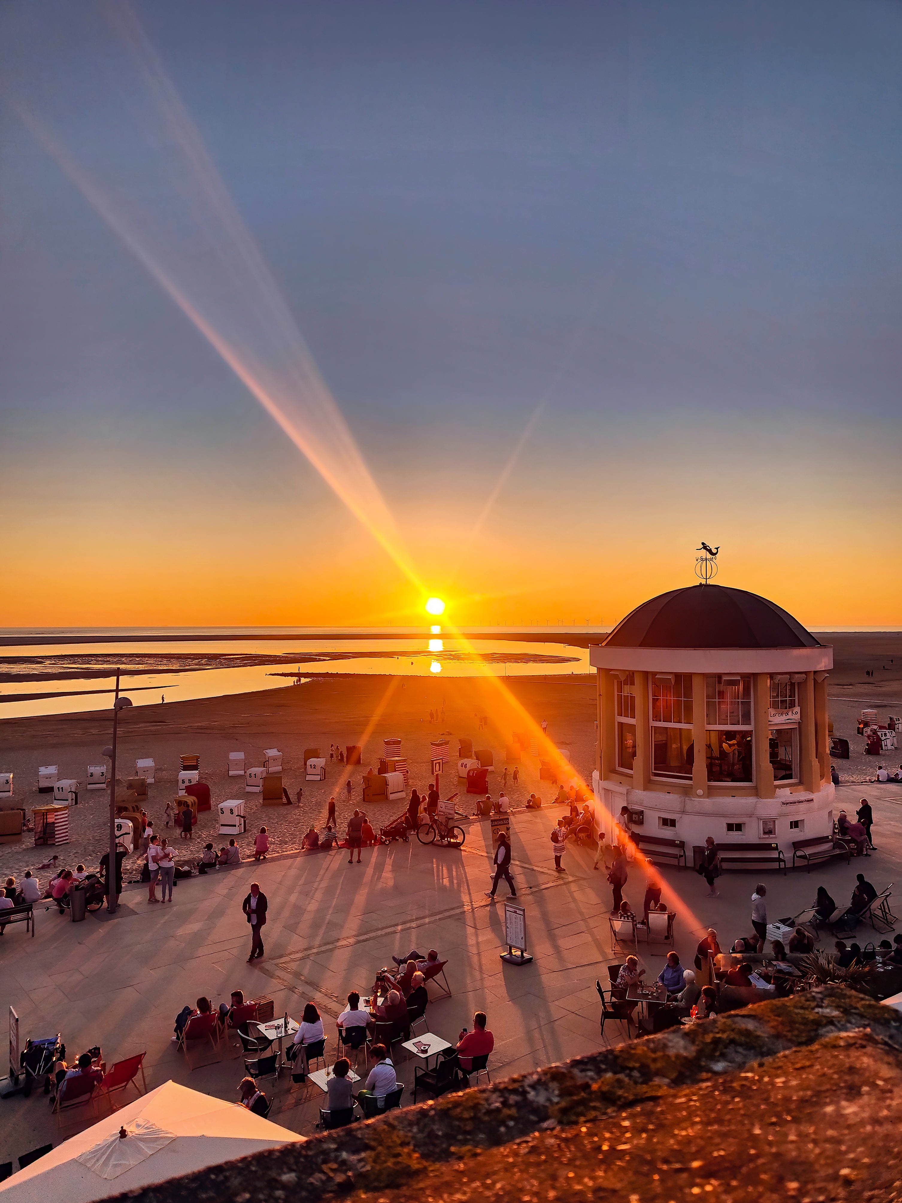 Musik im Sonnenuntergang | Daniel Wilms | LED Bild