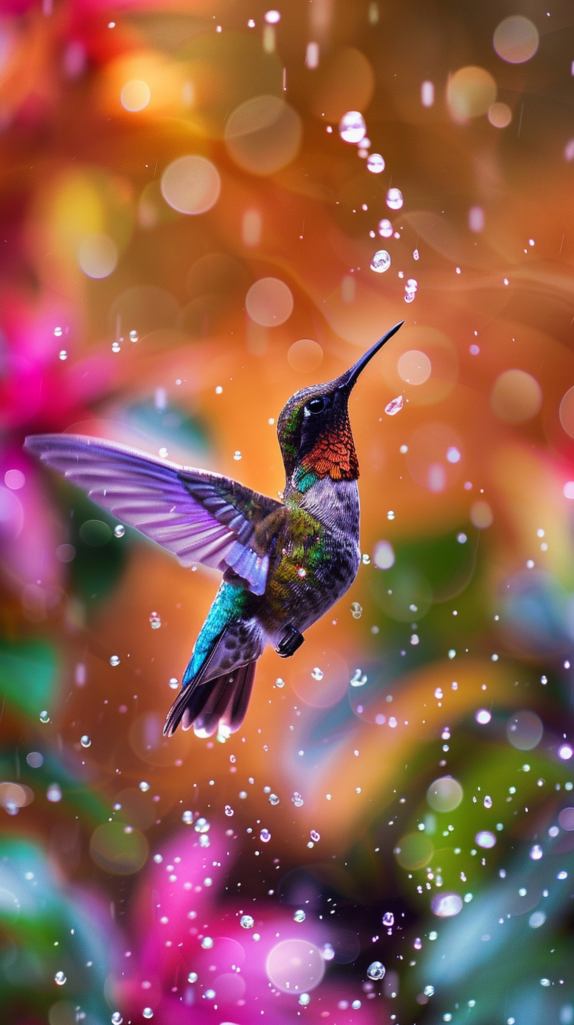 Kolibri Fotografie 2 | LED Bild