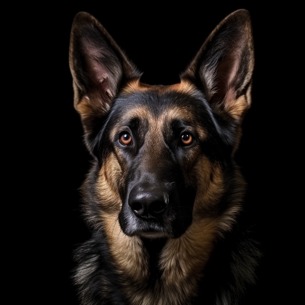Hund Portrait  4 | LED Bild