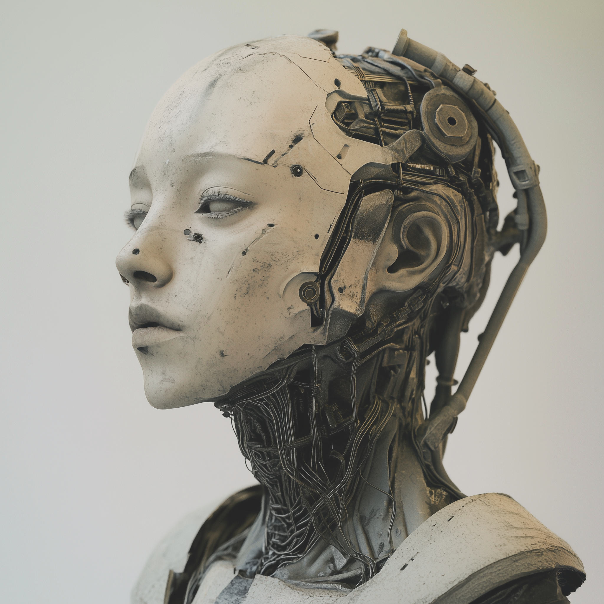 Weiblicher Roboter | LED Bild