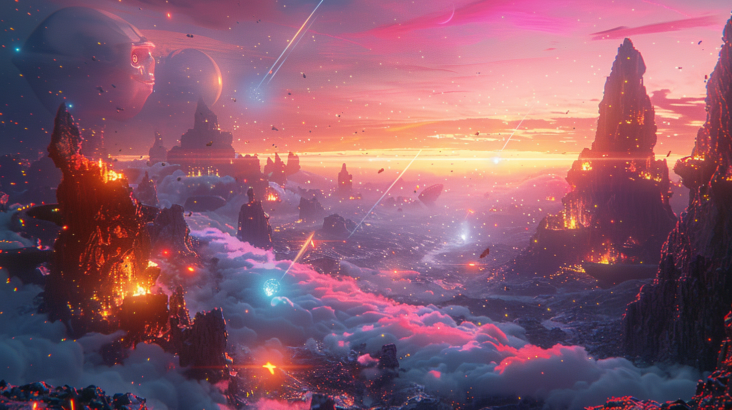 Fantasie Planet 3 | LED Bild