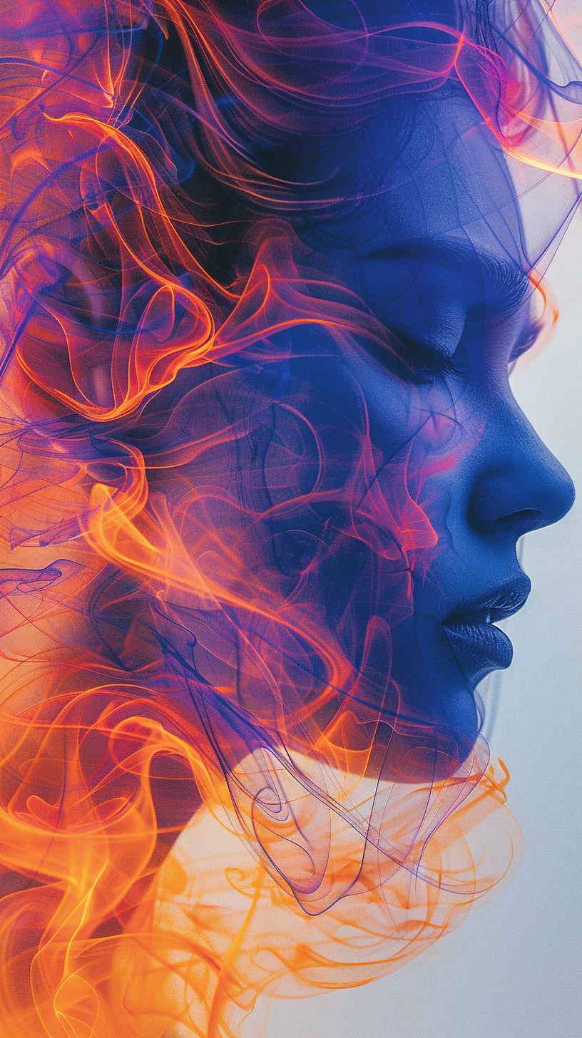 Neon Wesen 2 | LED Bild