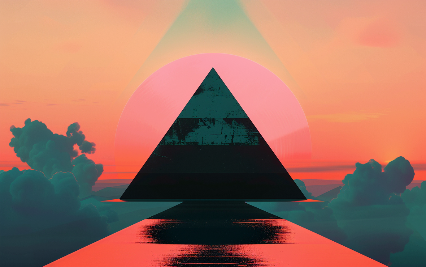 Geometrischer Stil 3 | LED Bild