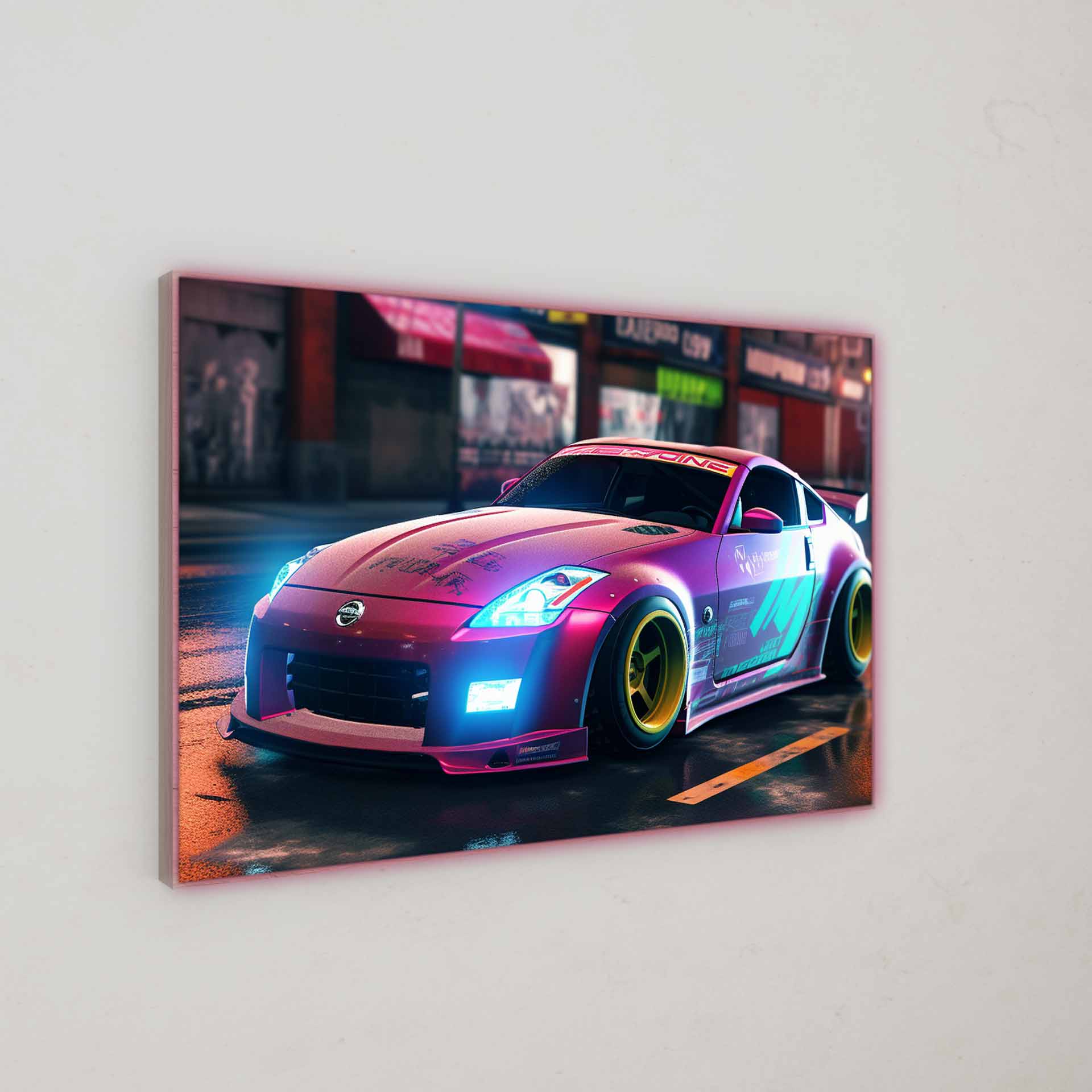 Auto | Nissan 350z Pink | LED Bild