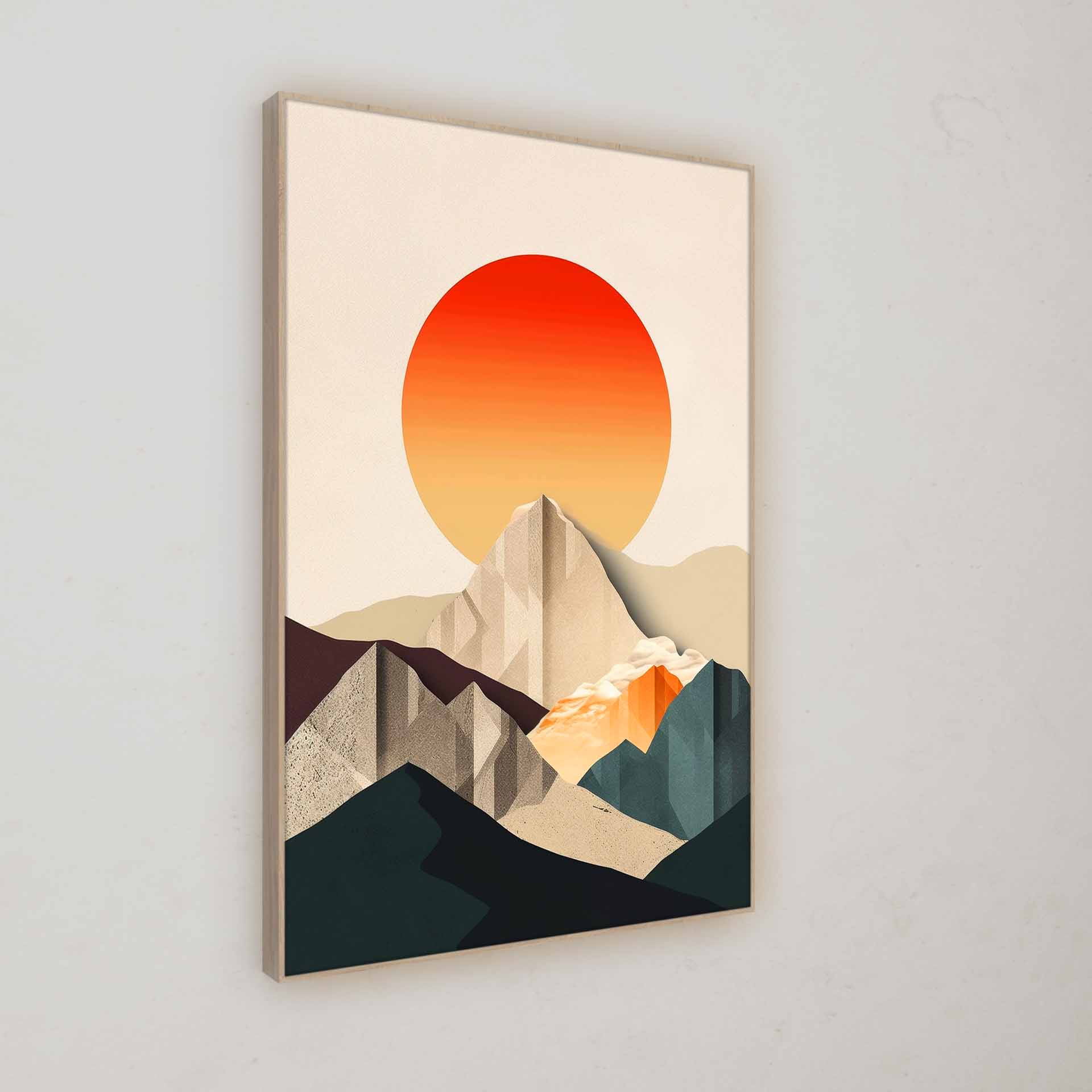 Artwork | Illustration "Sun rise up" | LED Bild