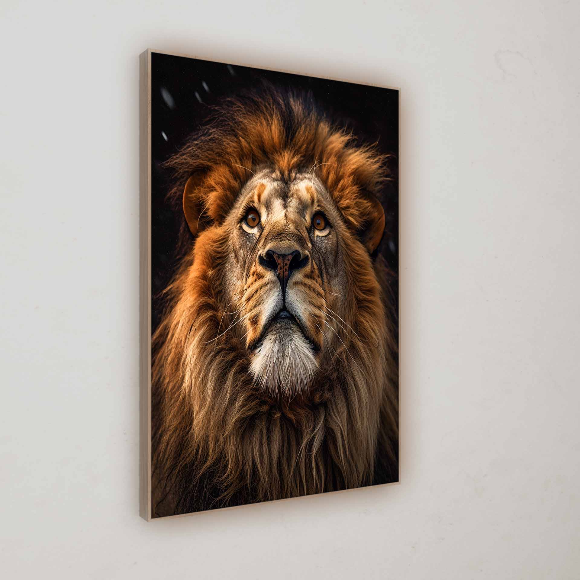 Tiere | Löwe "Rising" | LED Bild