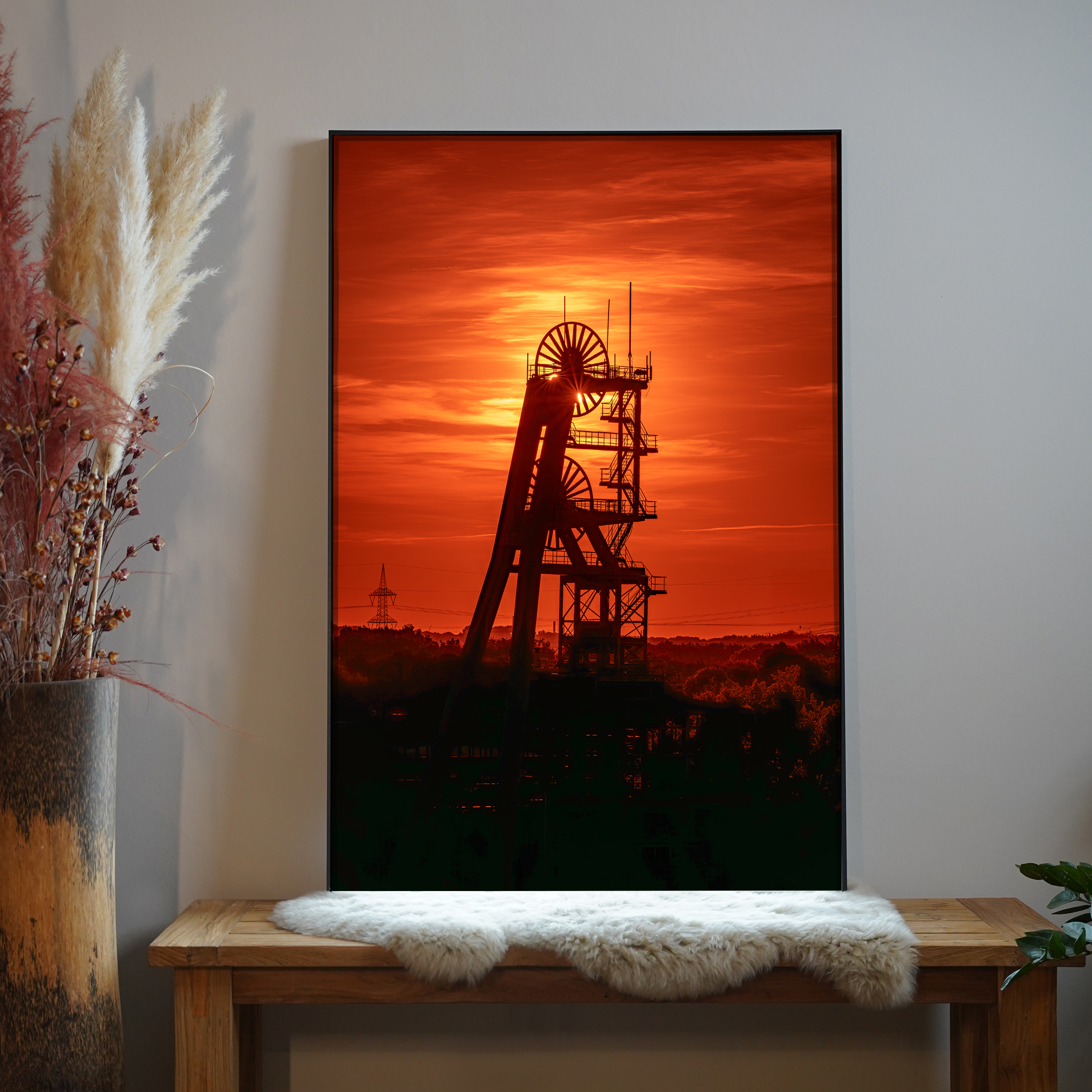 Förderturm Ewald | Waldemar Pache | LED Bild