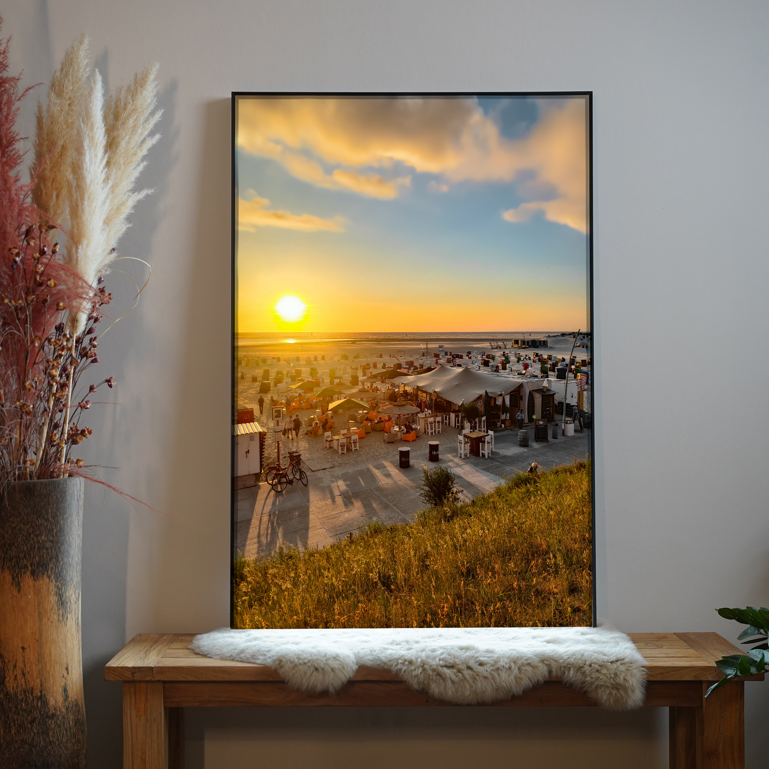 Strandflair mit Wolken | Daniel Wilms | LED Bild