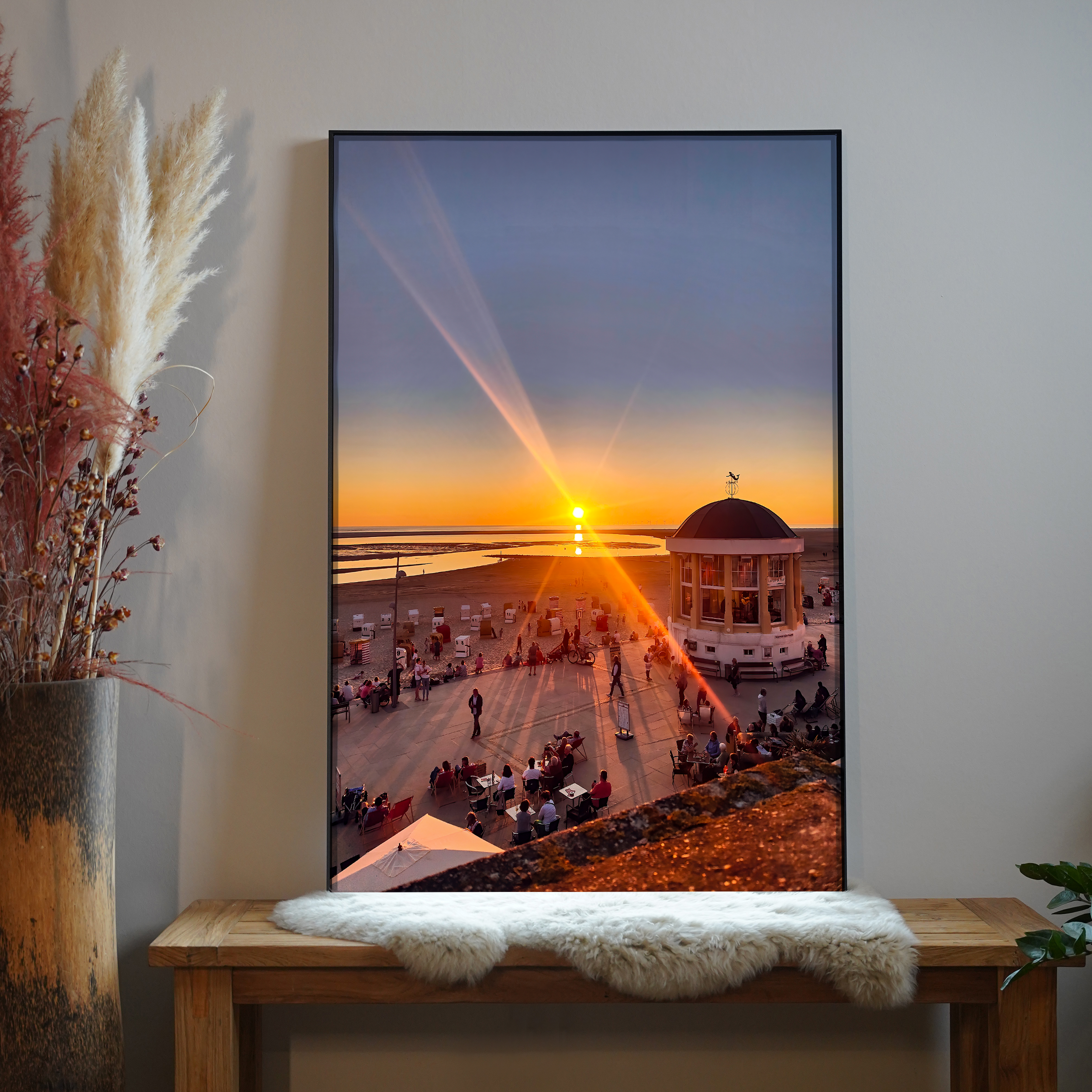 Musik im Sonnenuntergang | Daniel Wilms | LED Bild