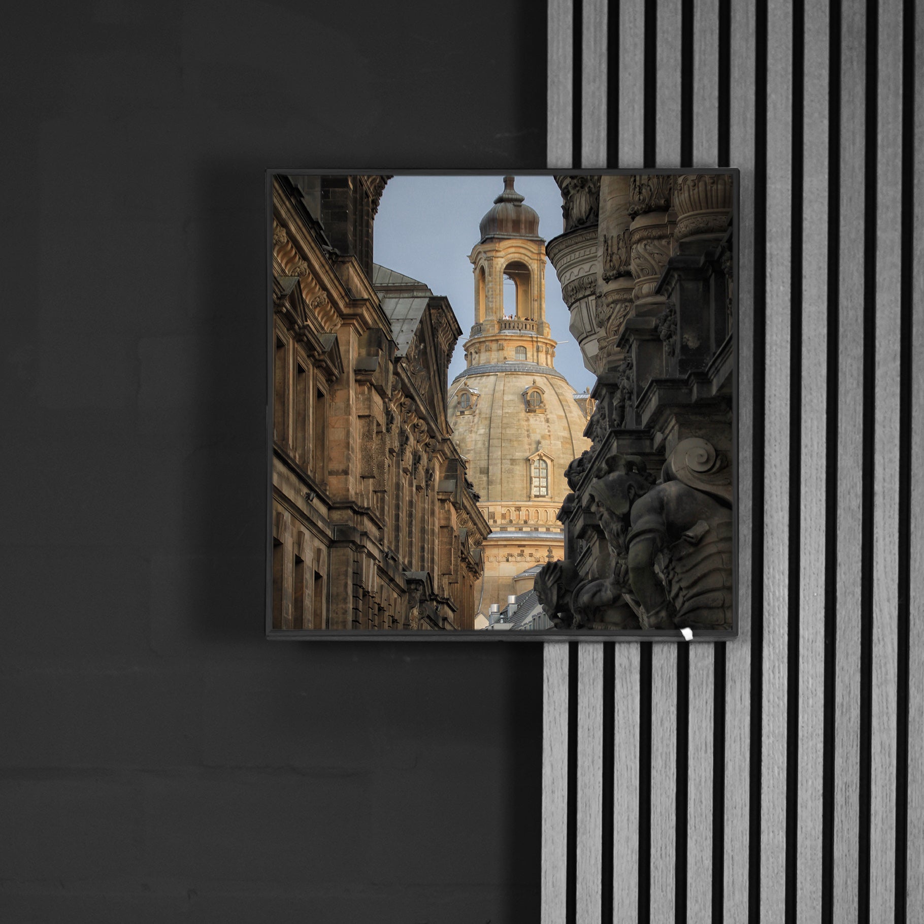 Rico Fröhner | Blick vom Fürstenzug | LED Bild