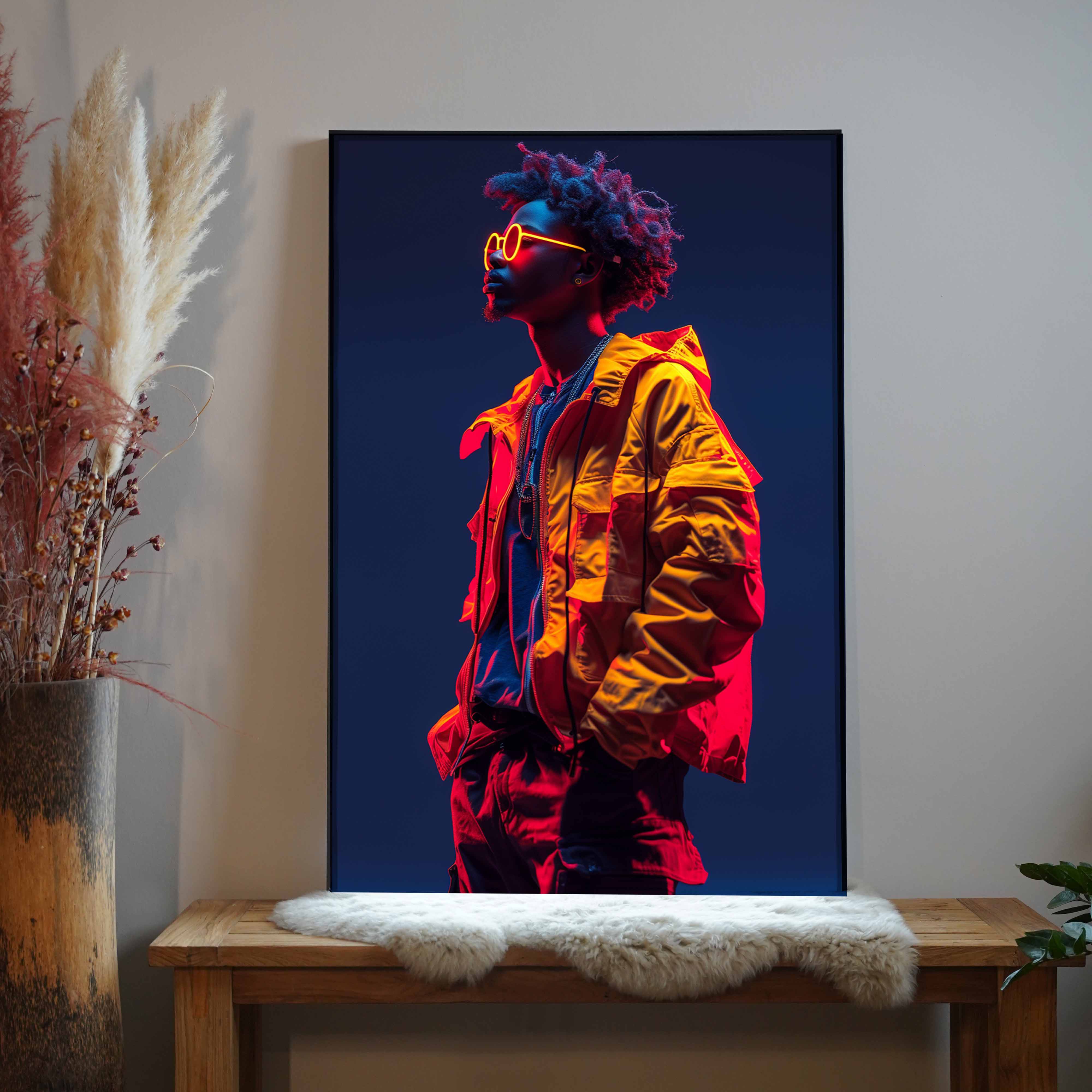 Neon Silhouette | LED Bild