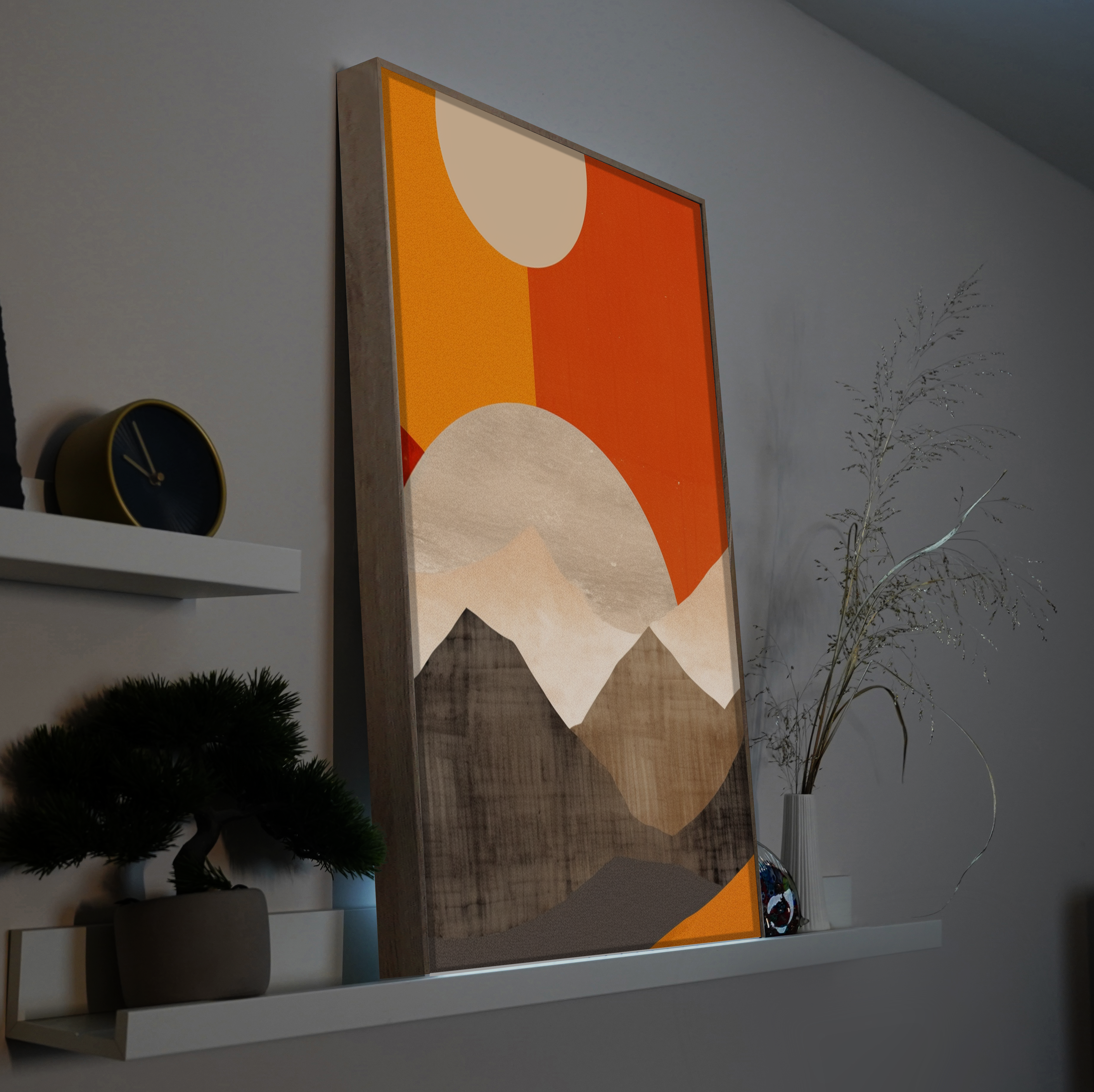 Abstrakte Berge 1 | LED Bild