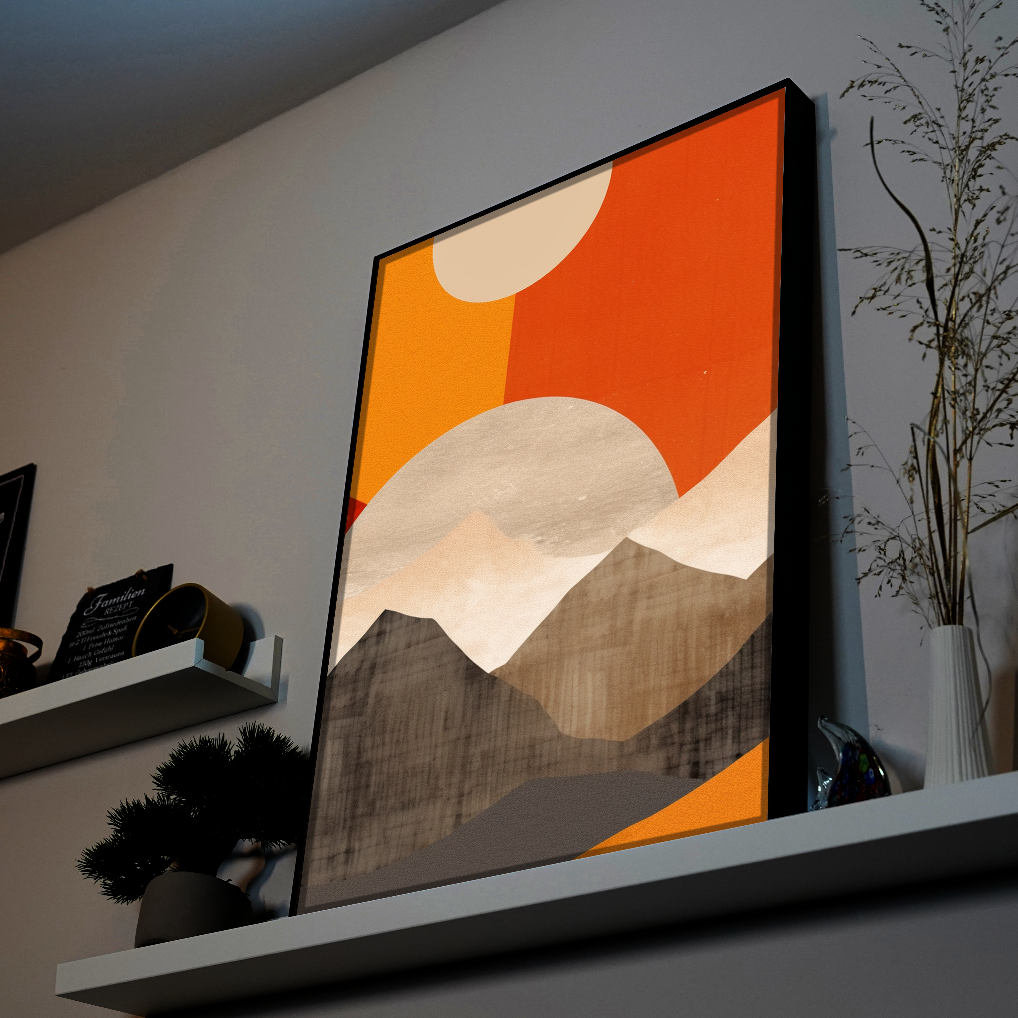 Abstrakte Berge 1 | LED Bild