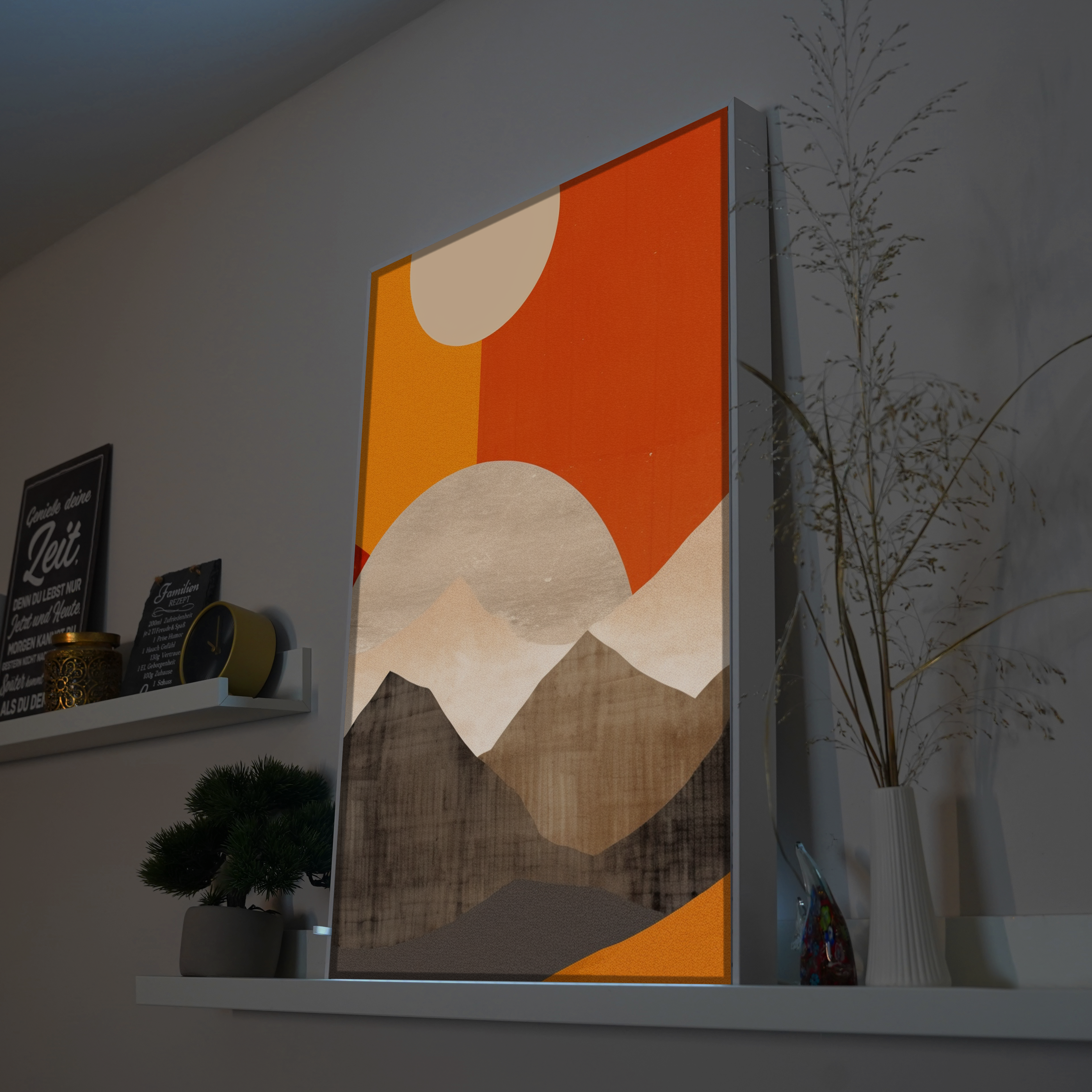 Abstrakte Berge 1 | LED Bild