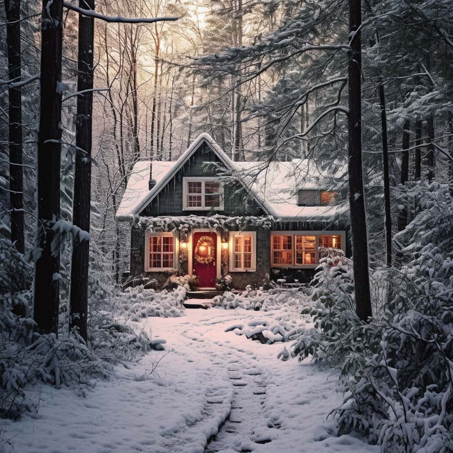 Winter House | LED Bild