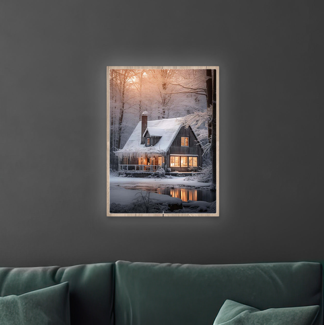 Winter House 2 | LED Bild