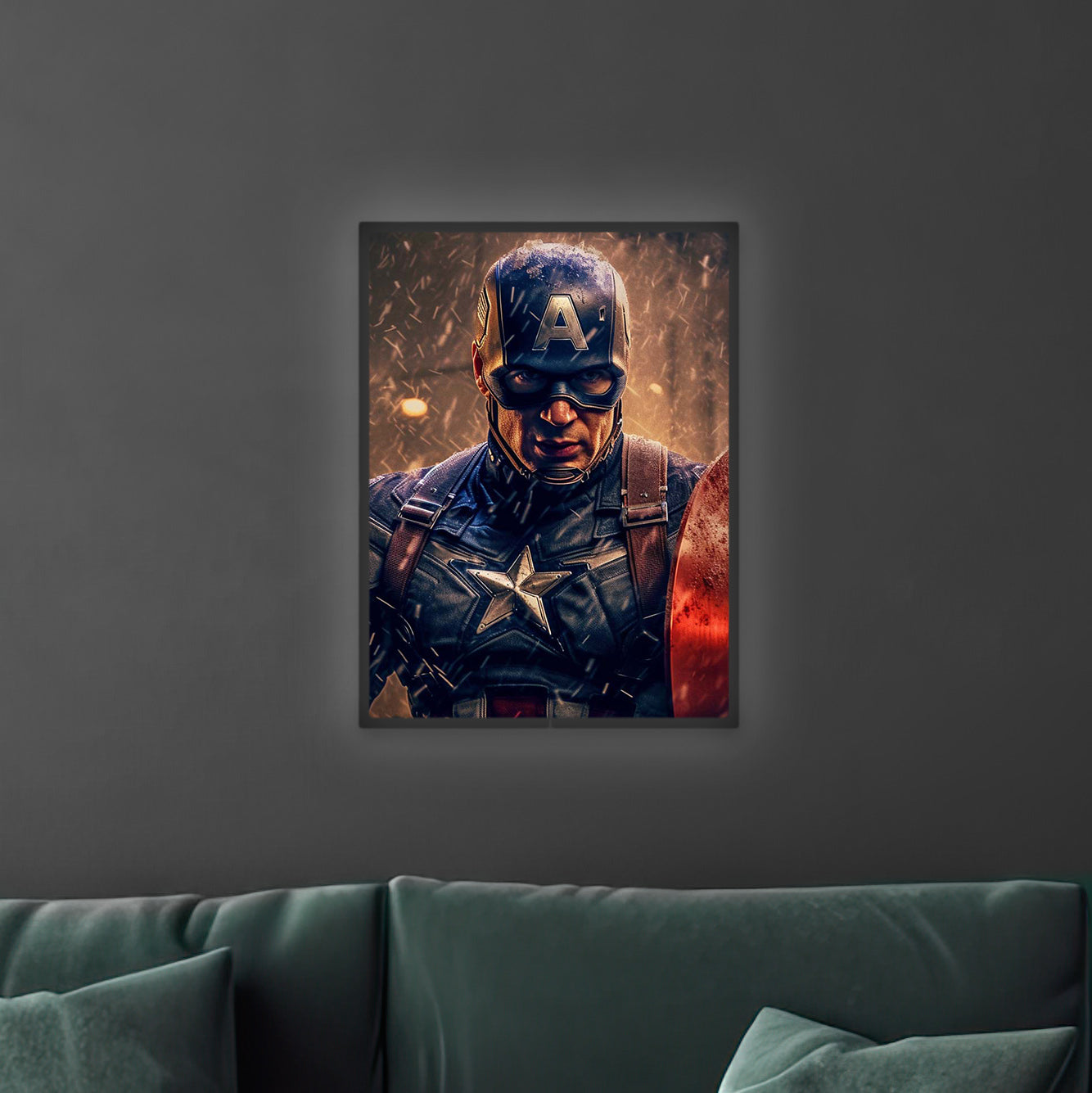 Captain America | LED Bild
