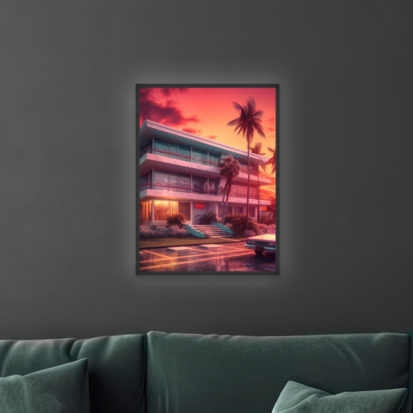 Miami 80s Style | LED Bild